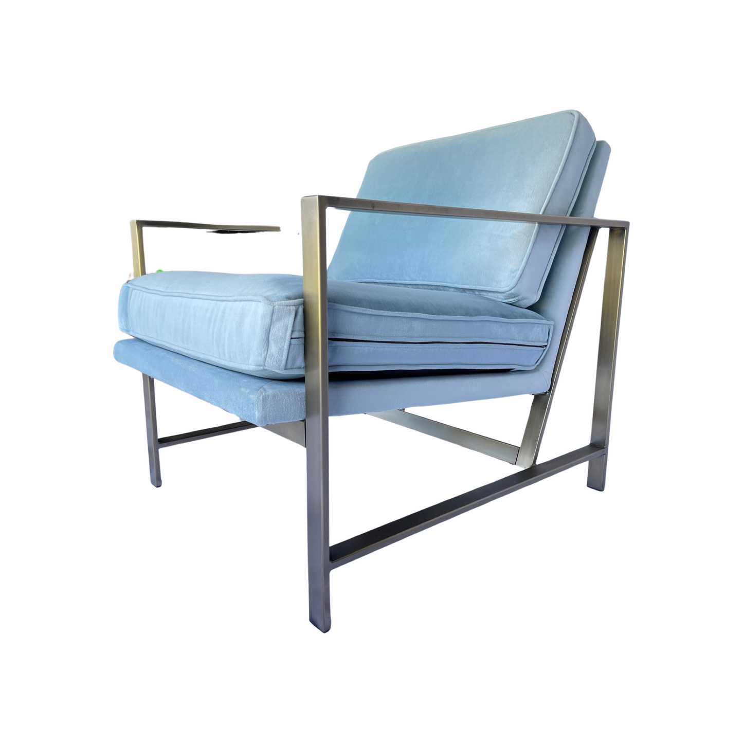 West Elm Mid Century Modern Velvet Chair