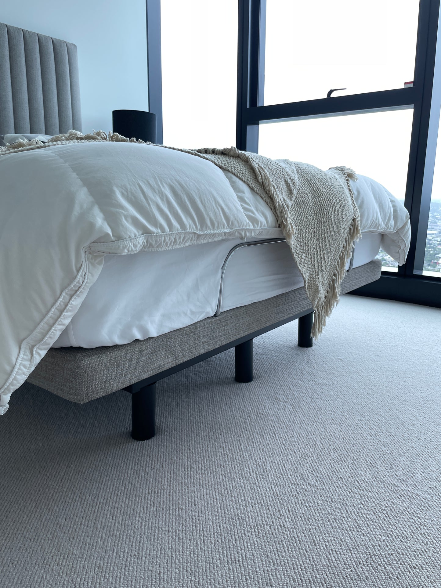 Domayne Adjustable Queen Bed w/ Tempur Sensation Luxe Mattress