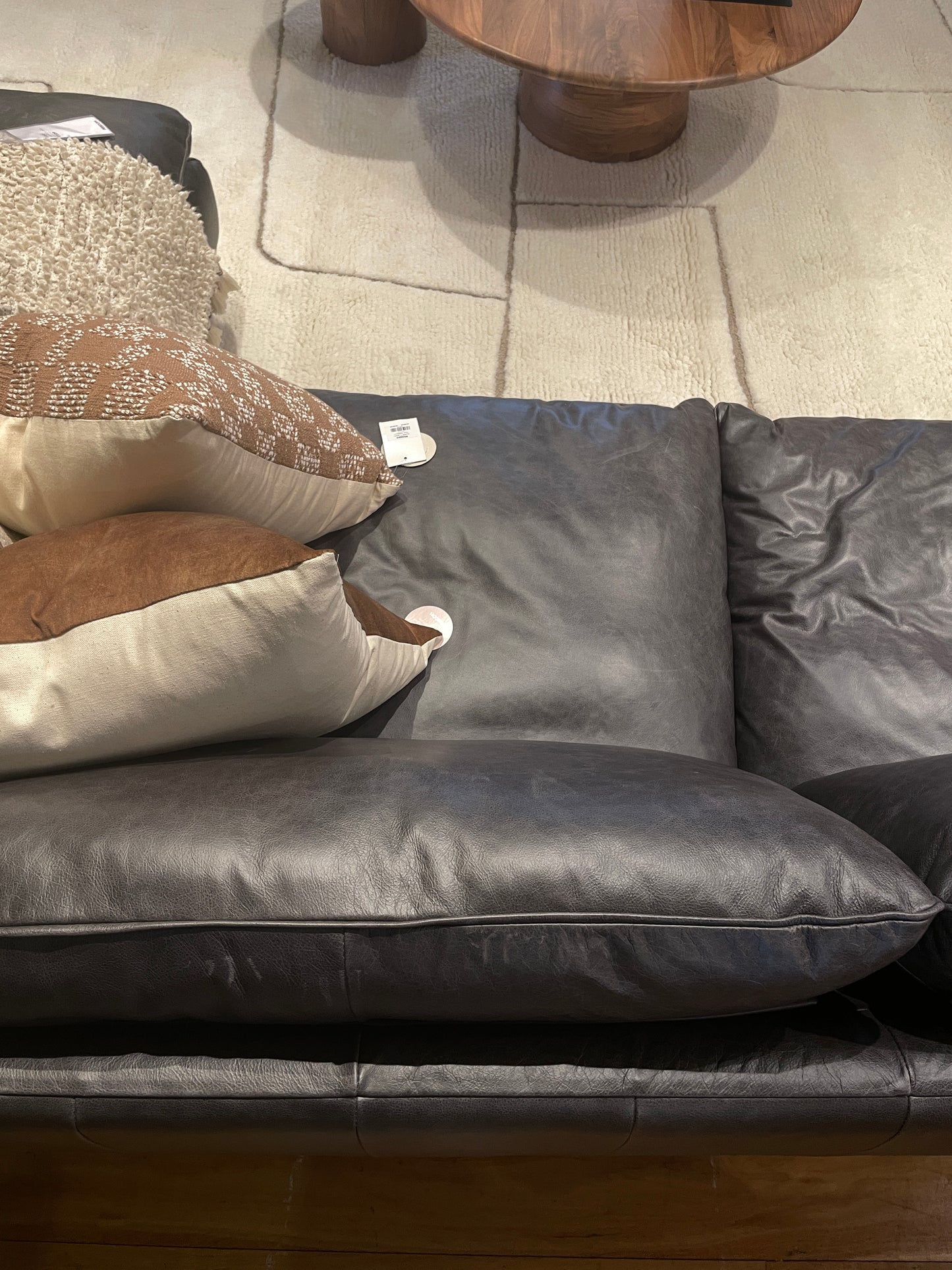 Freedom Ex-Display Eton Leather Modular Sofa