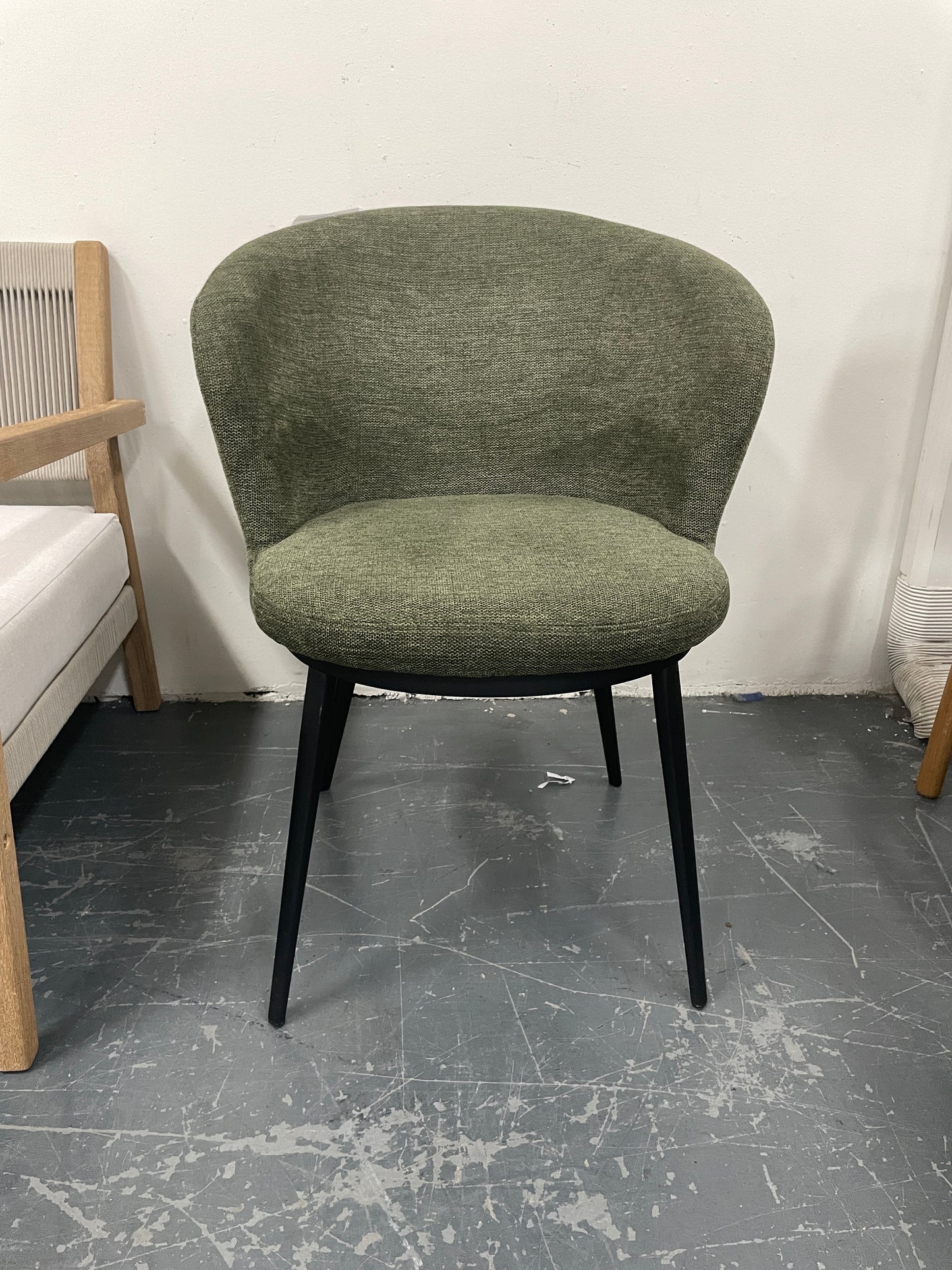 Freedom Ex-Display Selena Carver Dining Chair (Green)