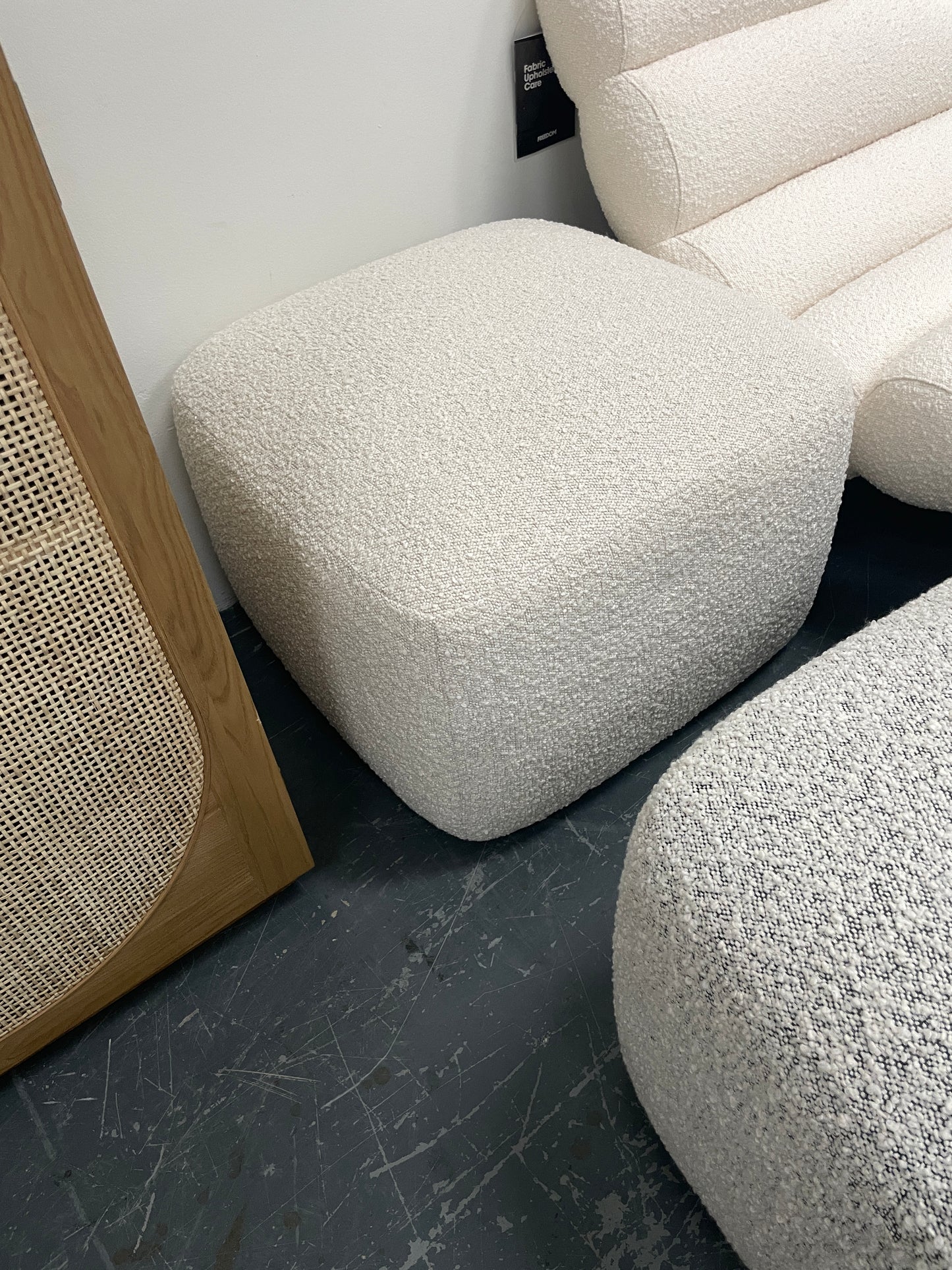Freedom Ex-Display Cobble Ottoman