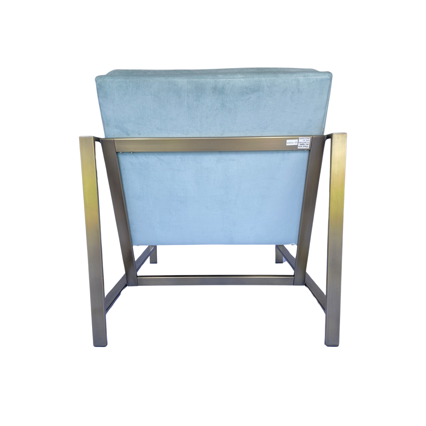 West Elm Mid Century Modern Velvet Chair