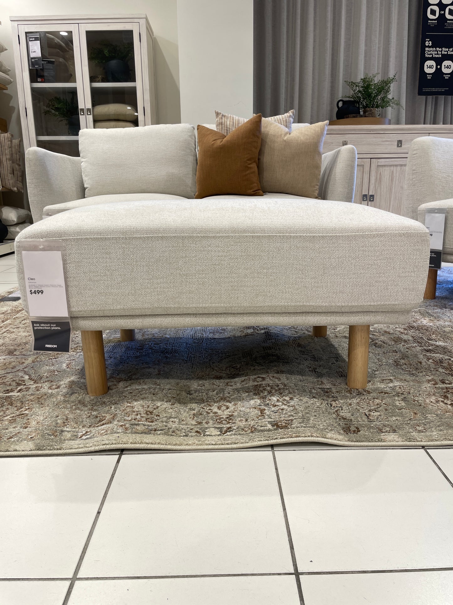 Freedom Ex-Display Cleo Ottoman