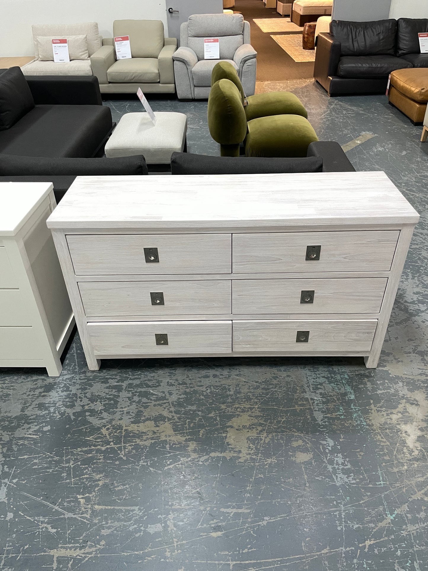 Freedom Ex-Display Cancun 6 Drawer Dresser