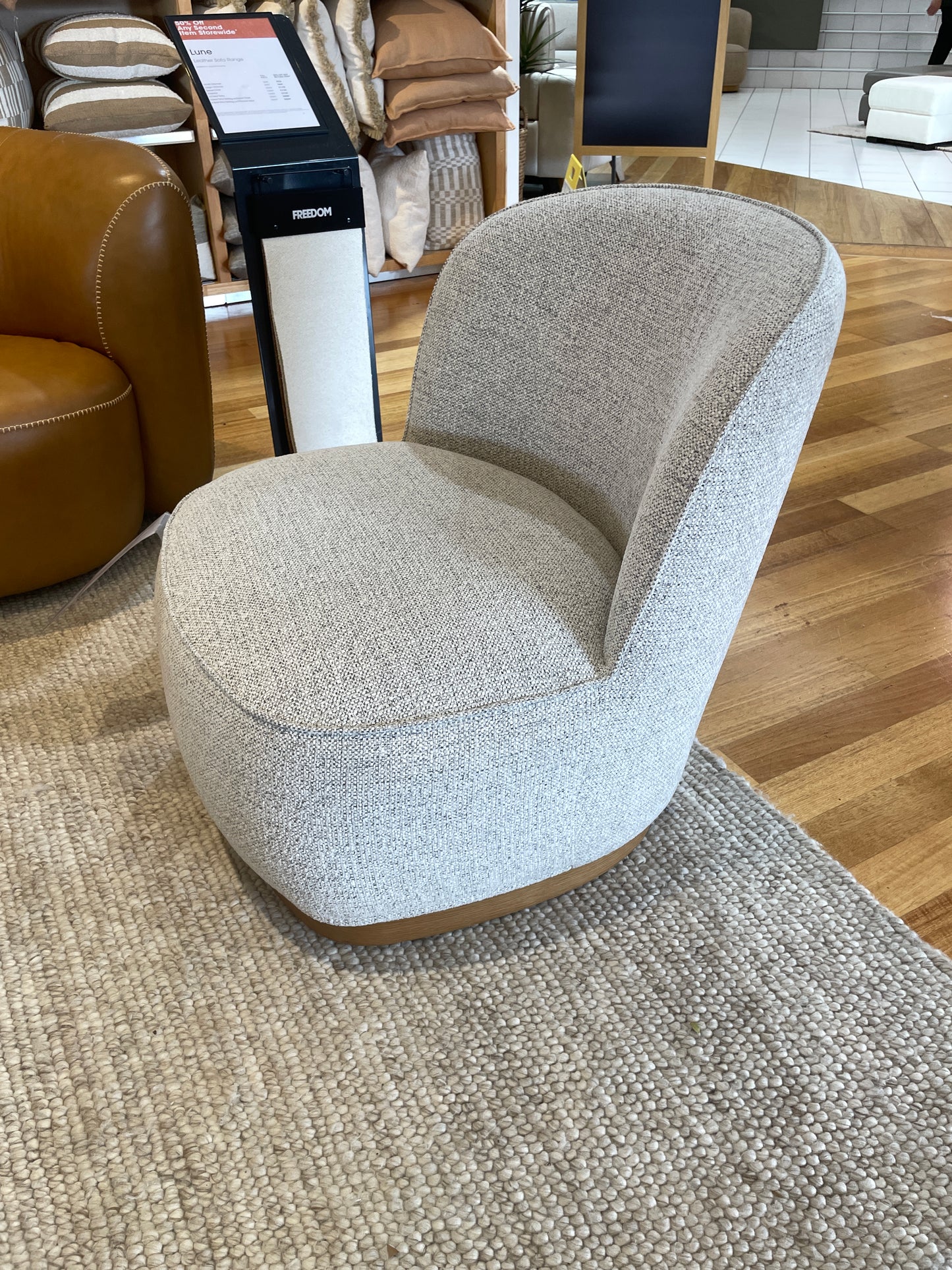 Freedom Ex-Display Looma (Oat) Occasional Chair