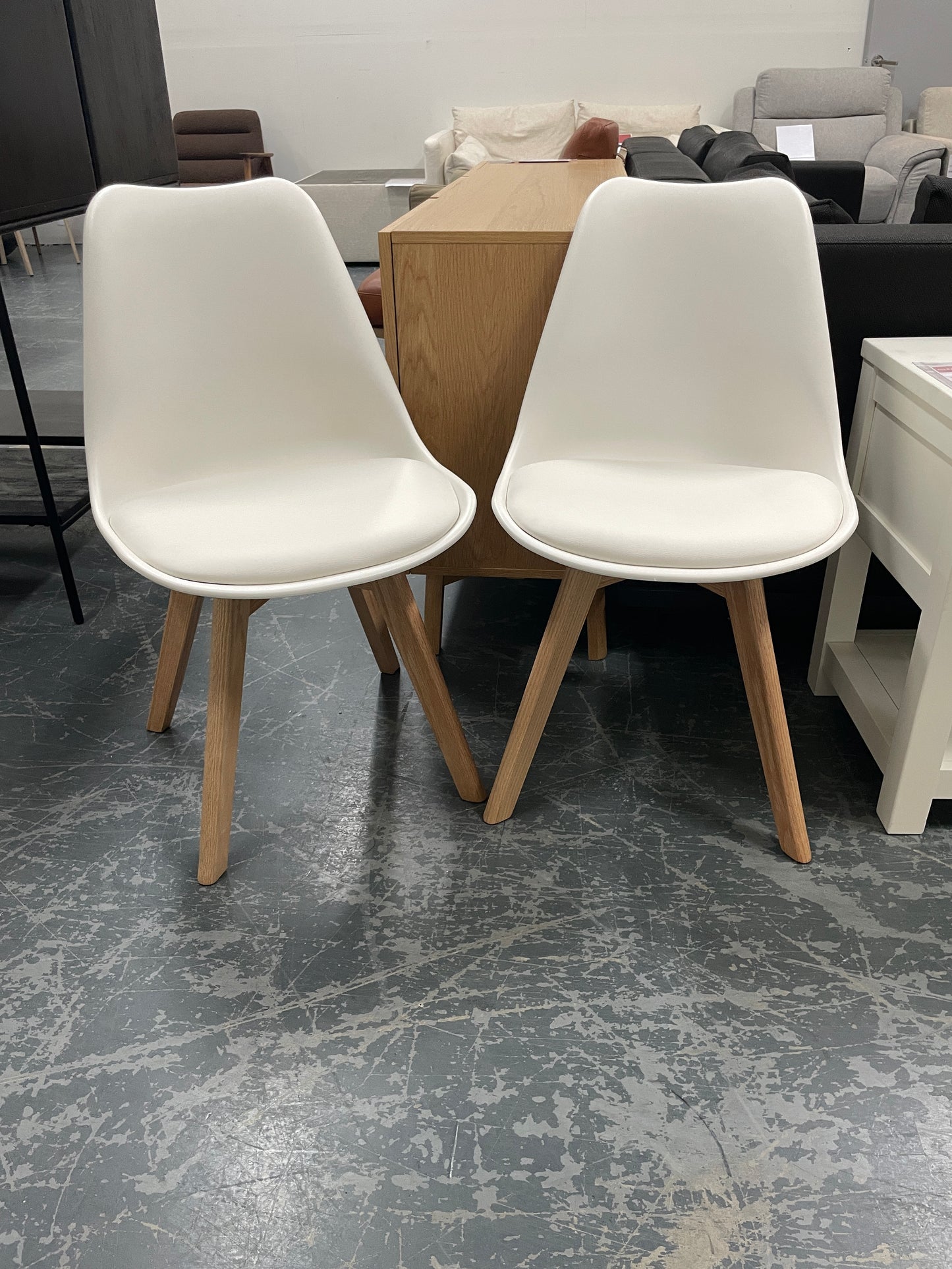 Freedom Ex-Display Brandon Dining Chair (White)