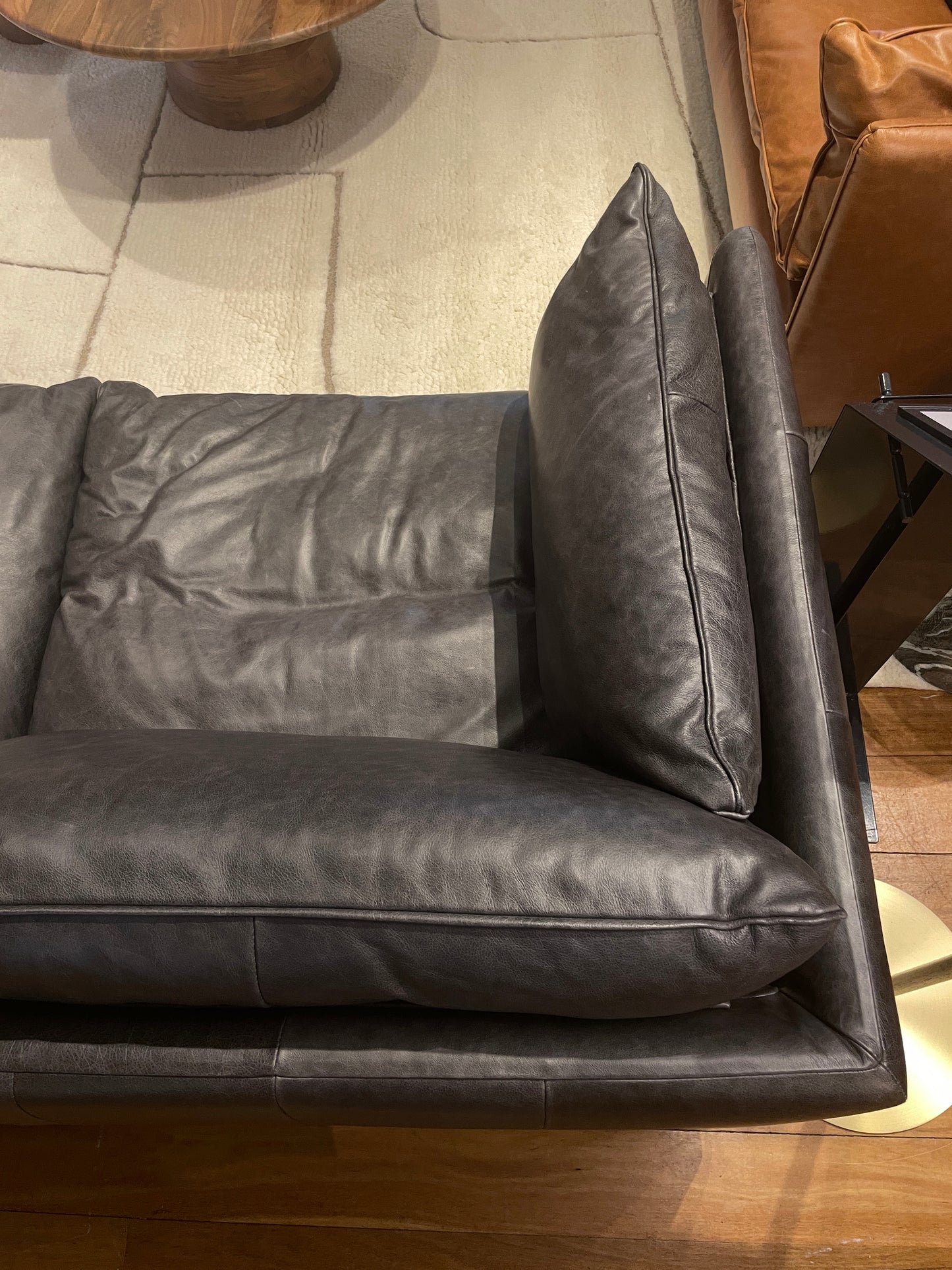 Freedom Ex-Display Eton Leather Modular Sofa
