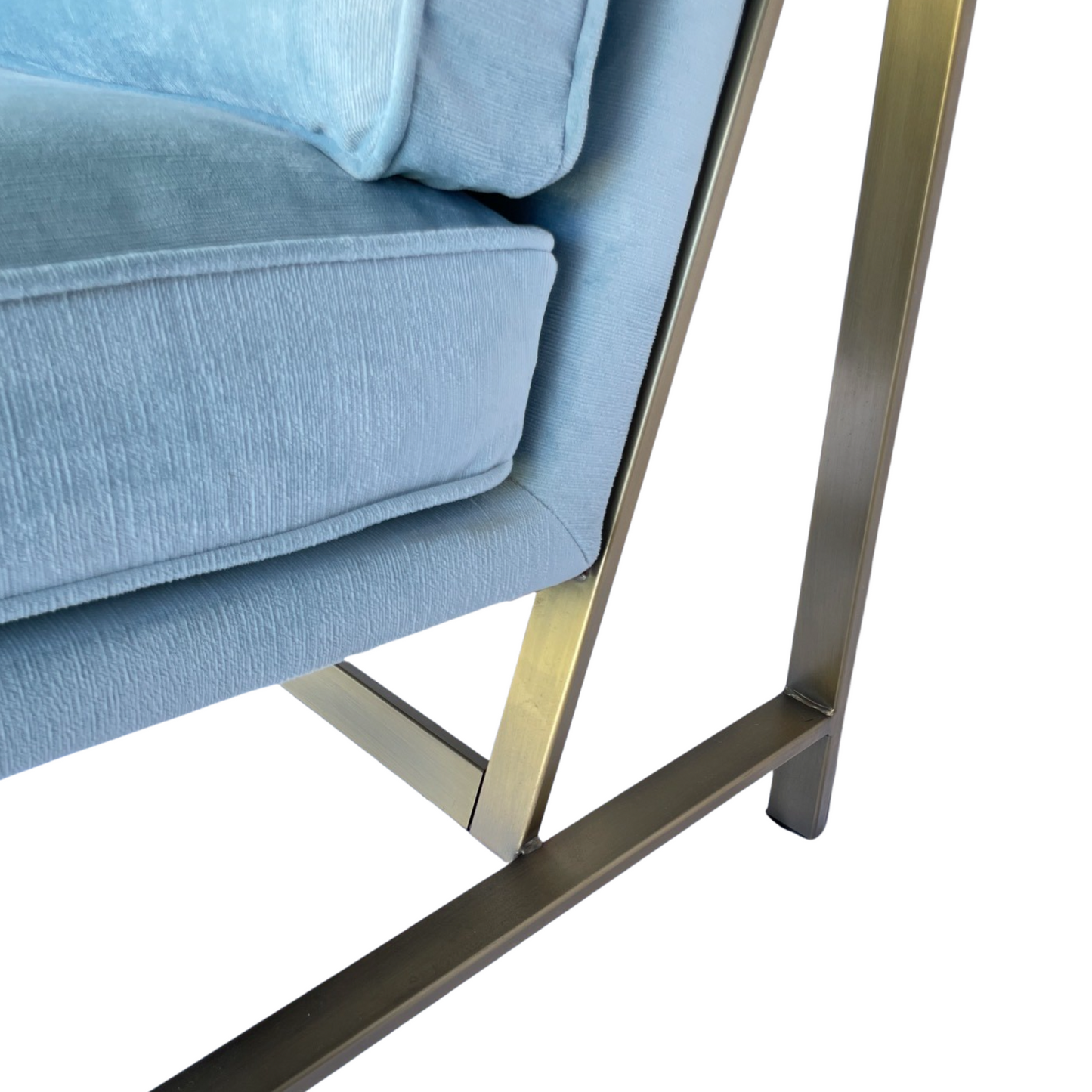 West Elm Mid Century Modern Velvet Chair