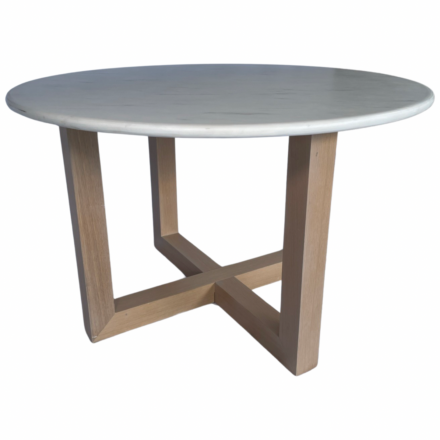 James Lane Marble Top Round Dining Table