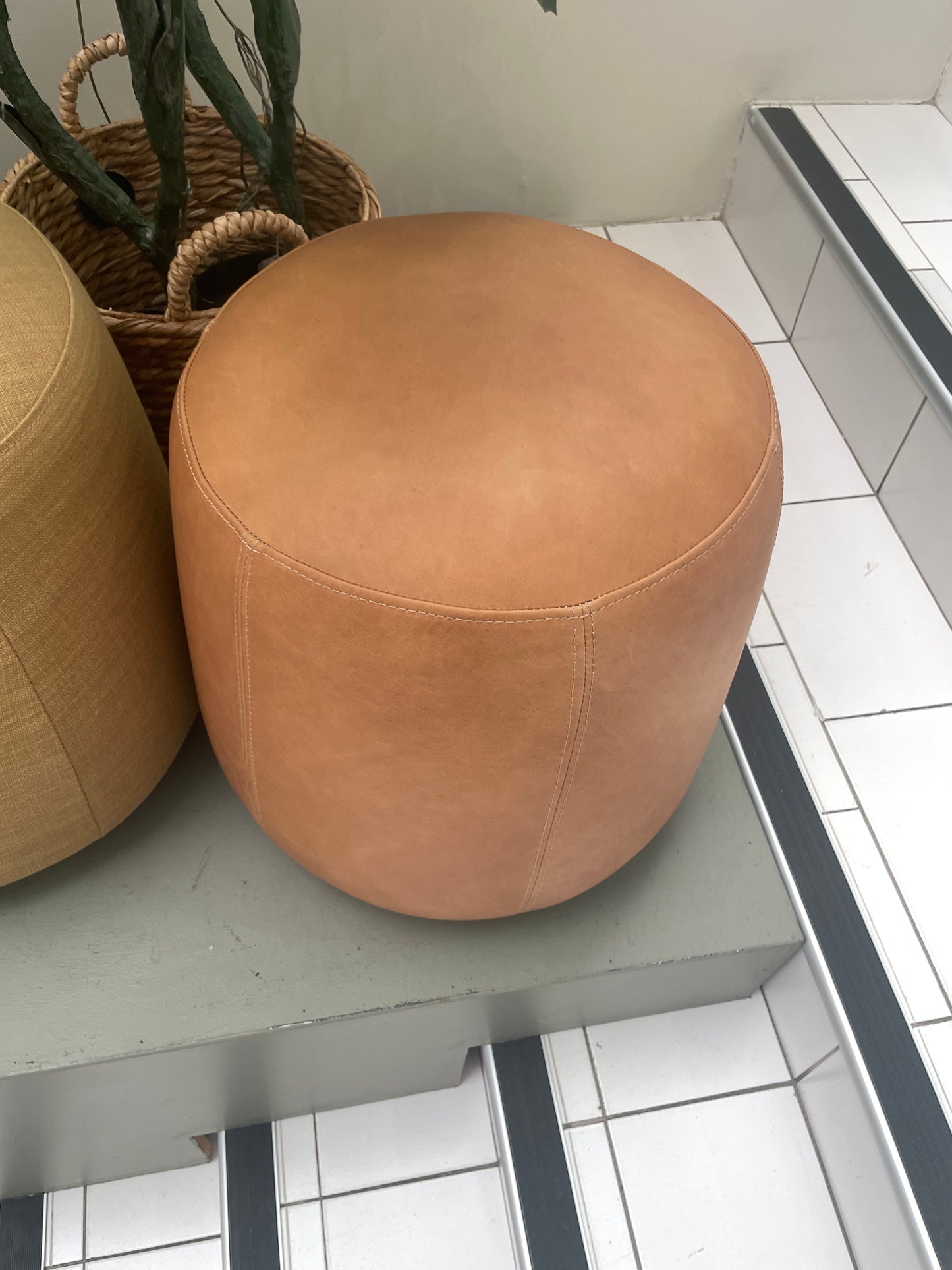 Freedom Ex-Display Pod Leather Ottoman