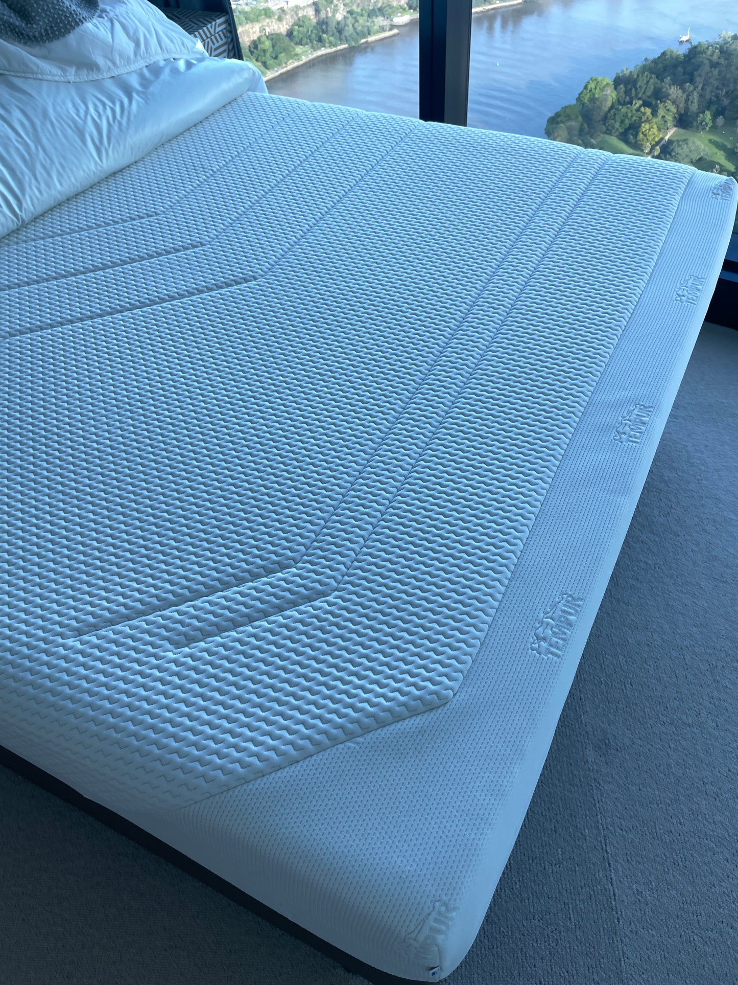 Domayne Queen Bed Ensemble w/ Tempur Mattress