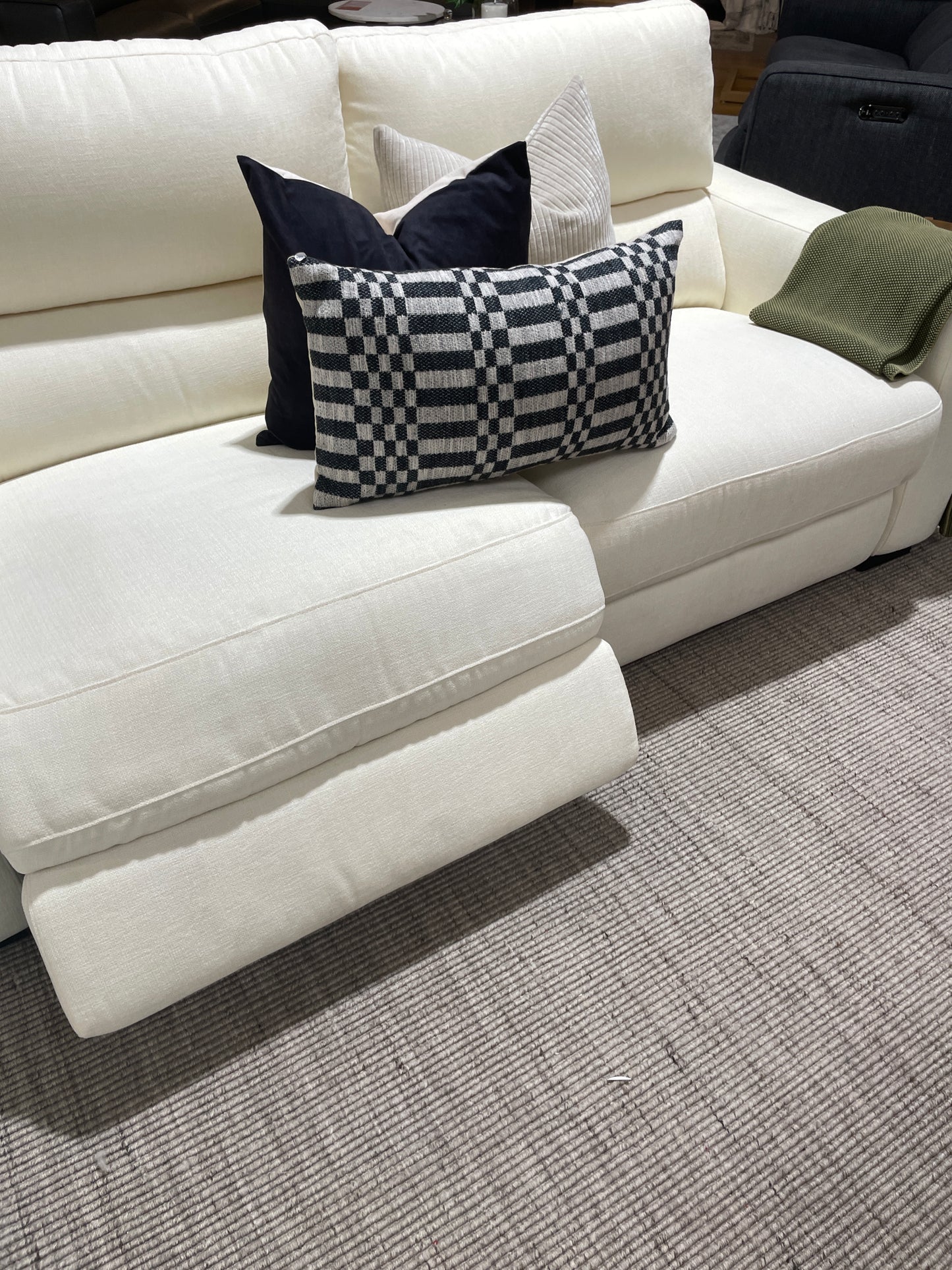 Autograph Ex-Display Fabric Electric Recliner Sofa