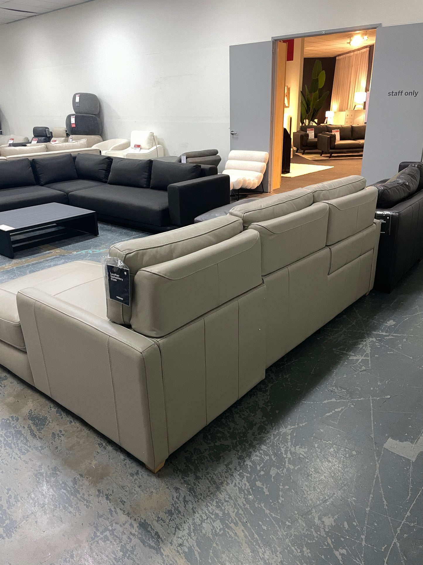 Freedom Ex-Display Autograph Leather Electric Recliner Modular