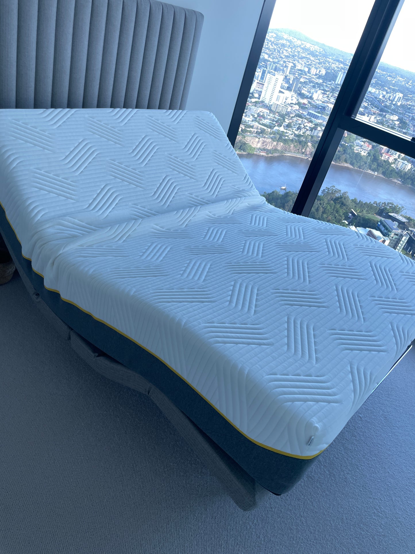 Domayne Adjustable Queen Bed w/ Tempur Sensation Luxe Mattress