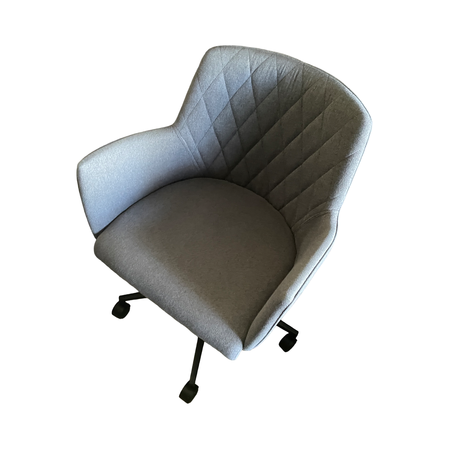 Swivel Office Chairs with Black Base (2)