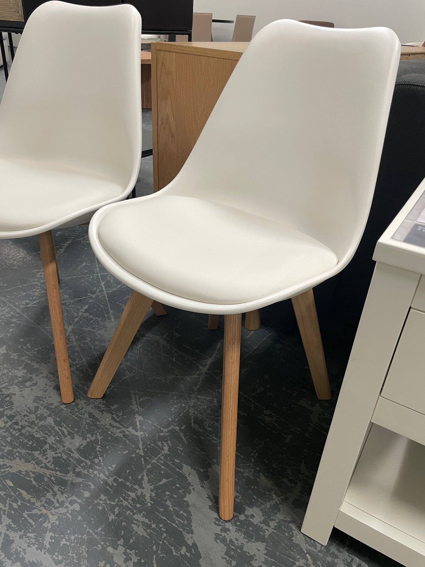Freedom Ex-Display Brandon Dining Chair (White)