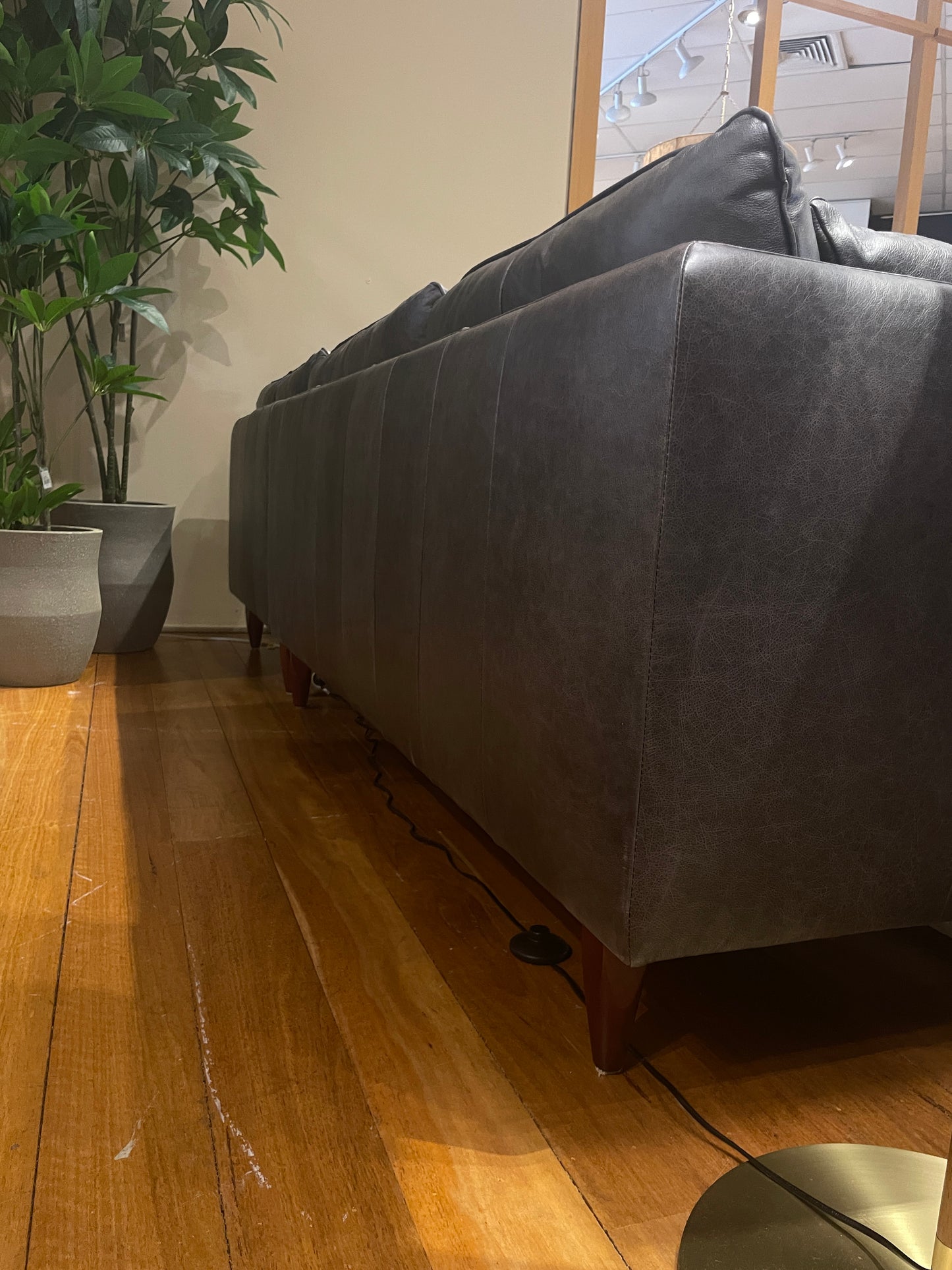 Freedom Ex-Display Eton Leather Modular Sofa