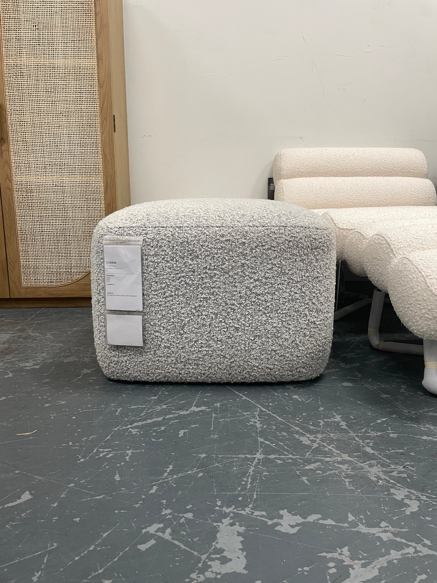 Freedom Ex-Display Cobble Ottoman