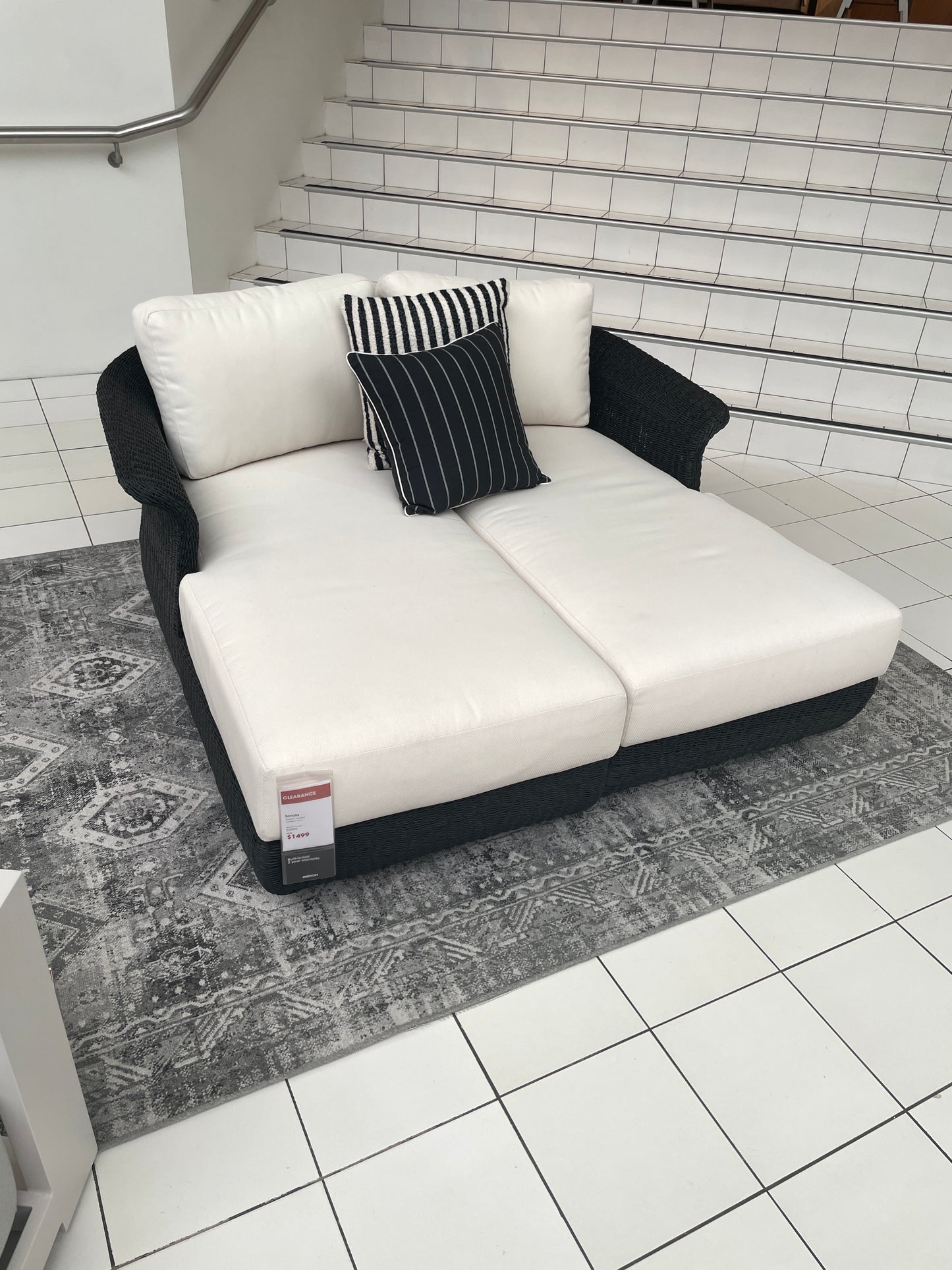 Freedom Ex-Display Sonata Outdoor Daybed (Black)