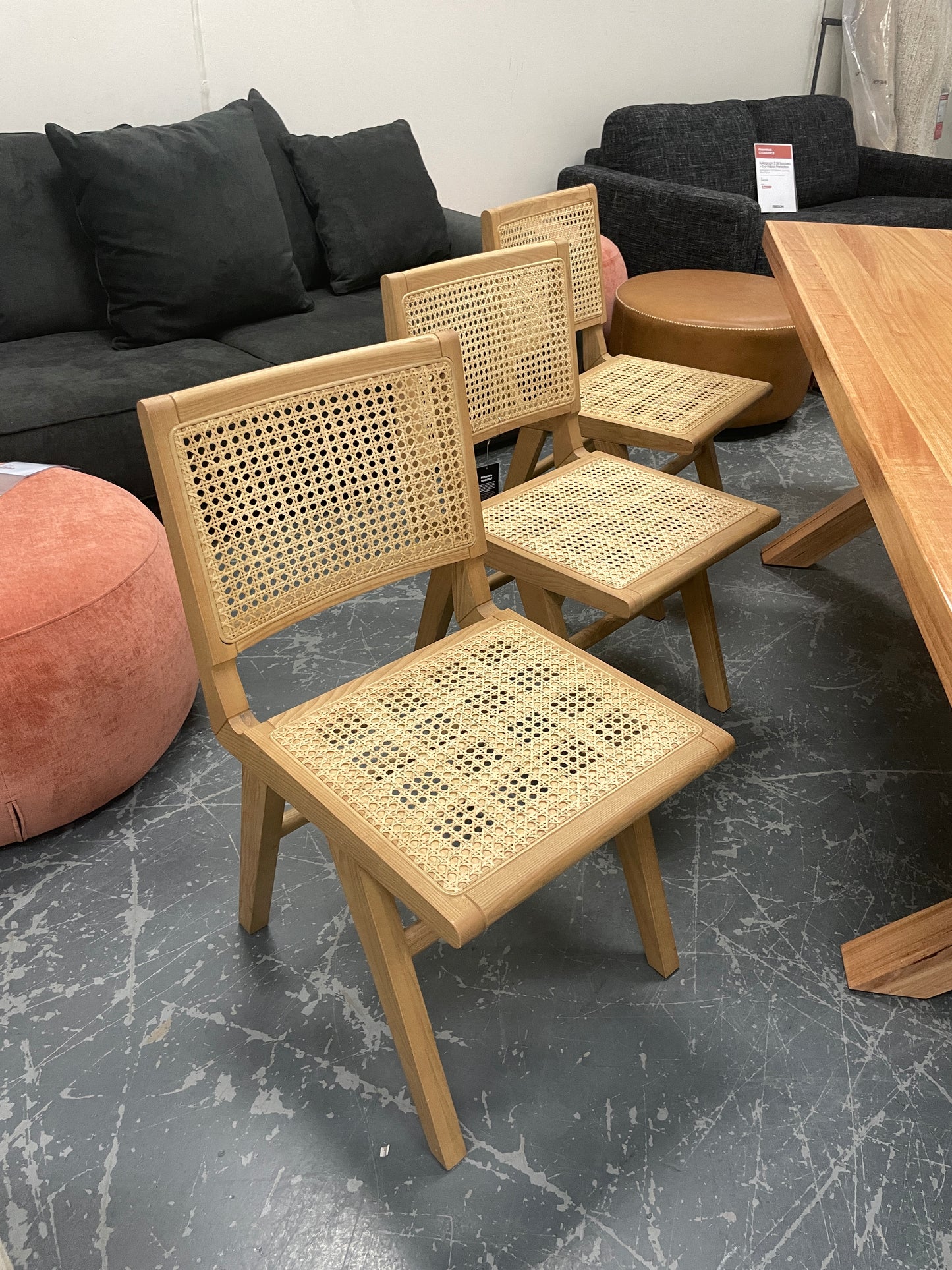 Freedom Ex-Display Hallie Dining Chair (Set of 3)