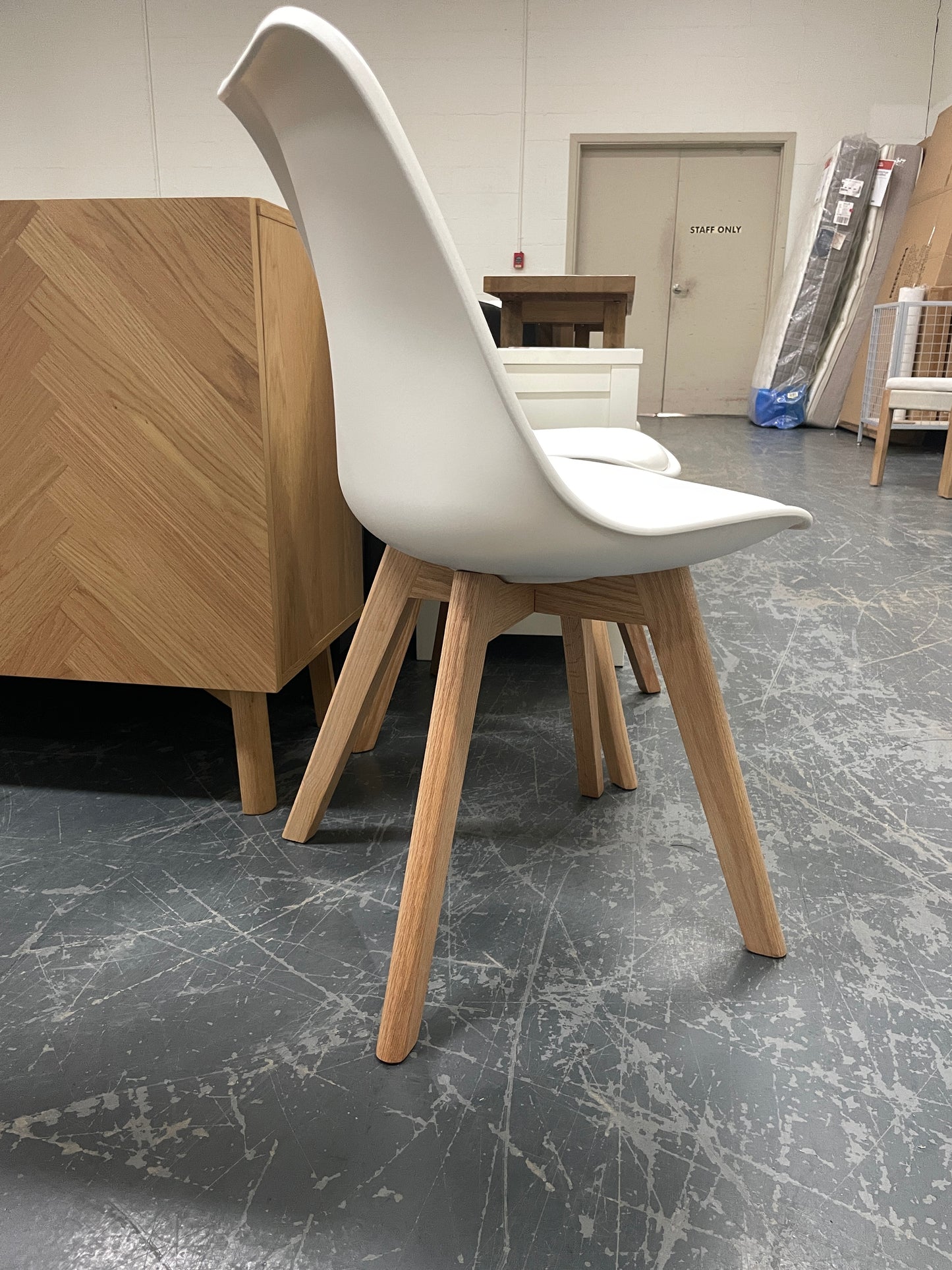 Freedom Ex-Display Brandon Dining Chair (White)