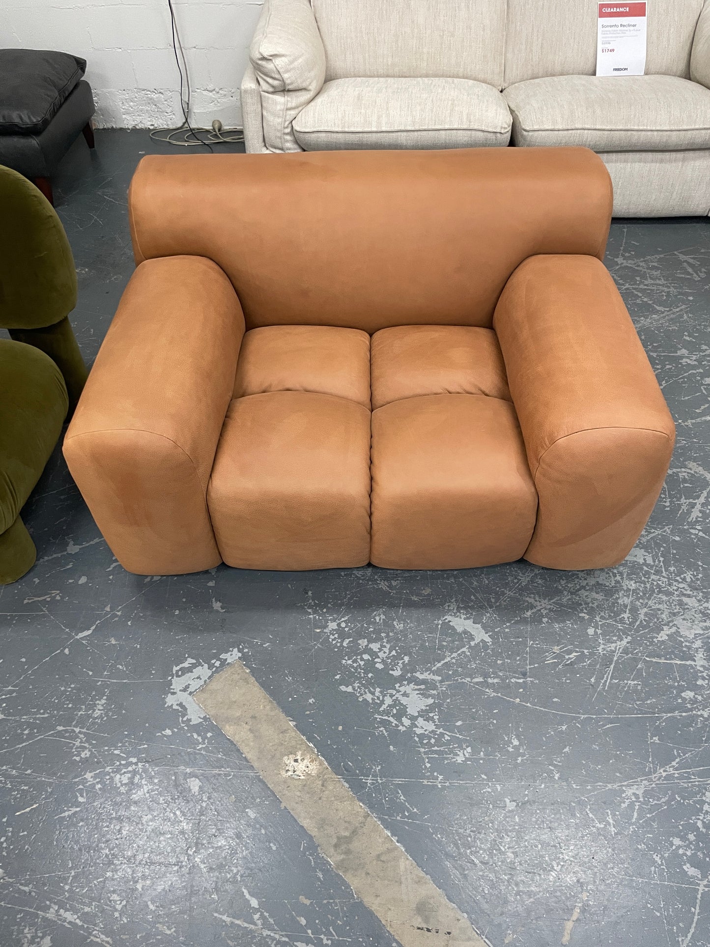 Freedom Ex-Display Aero Leather Armchair