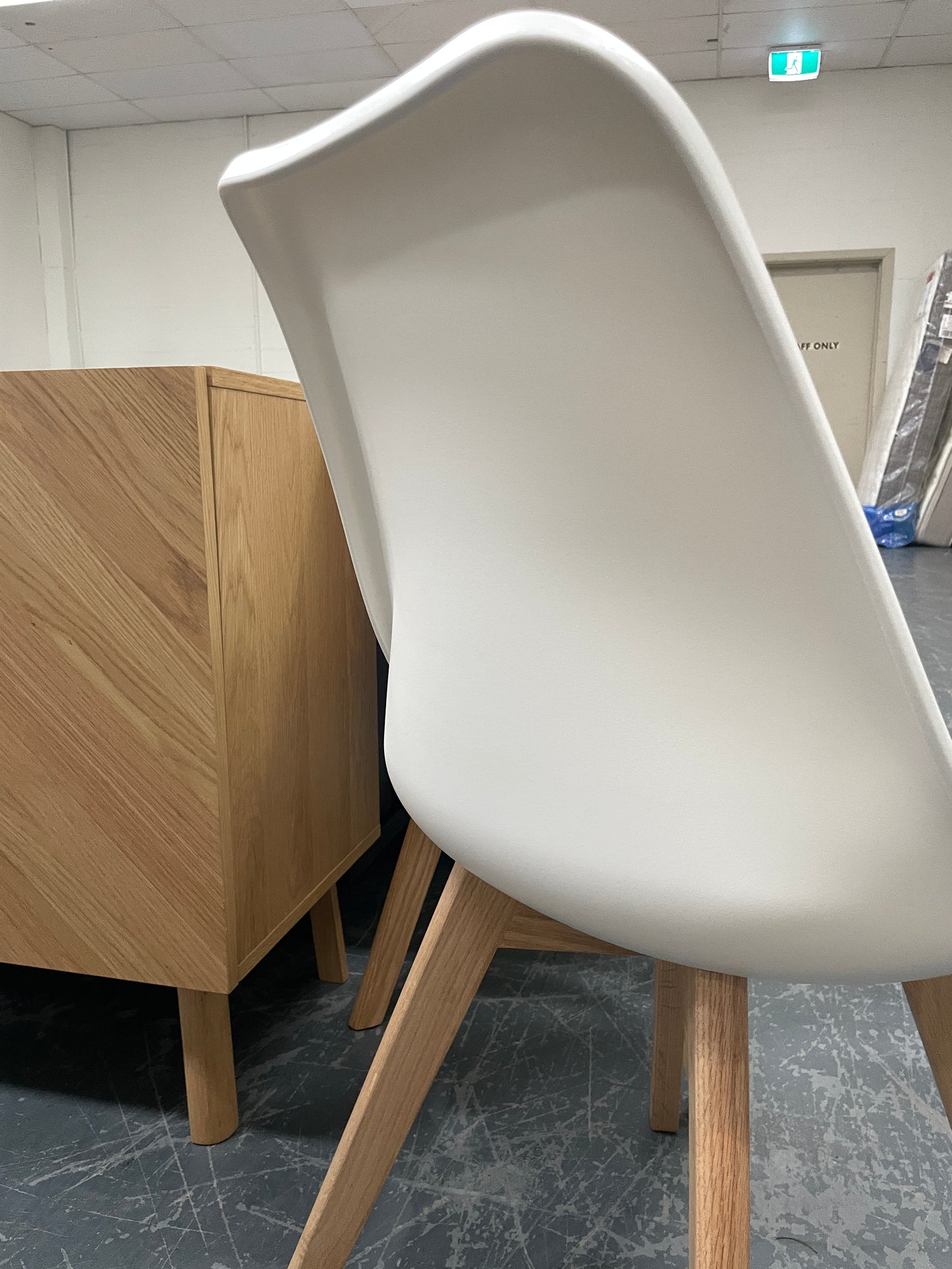 Freedom Ex-Display Brandon Dining Chair (White)