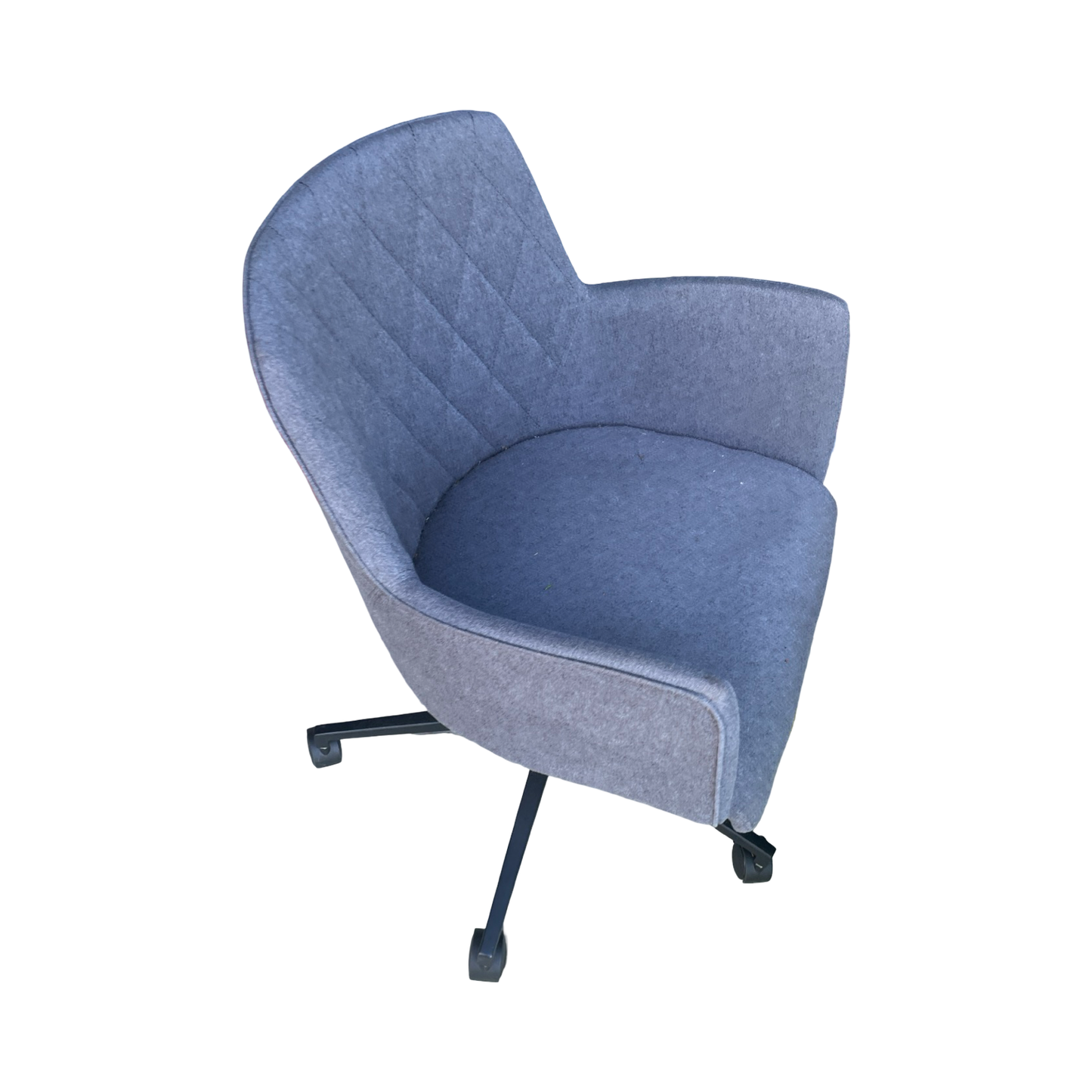 Swivel Office Chairs with Black Base (2)