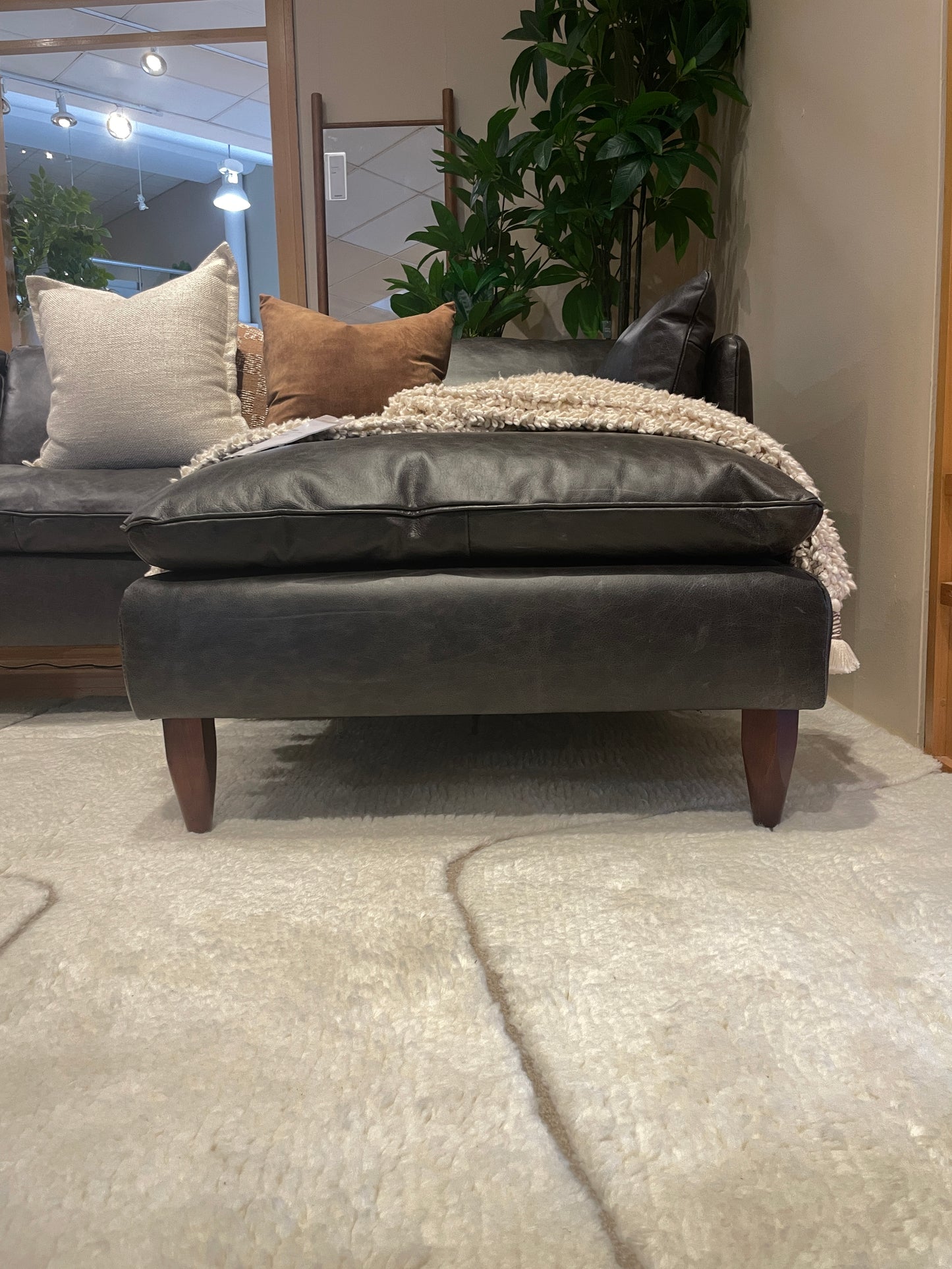 Freedom Ex-Display Eton Leather Modular Sofa