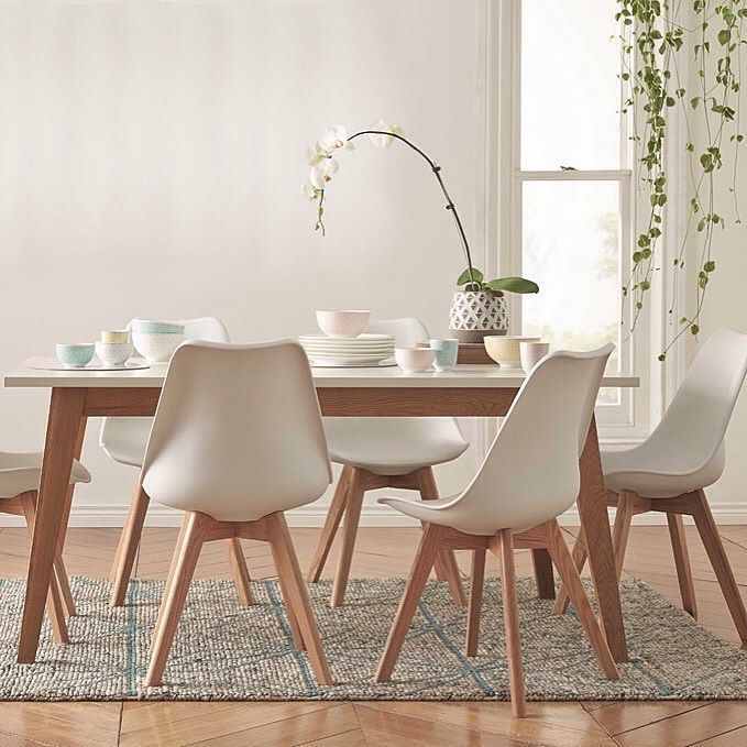 Freedom Ex-Display Brandon Dining Chair (White)