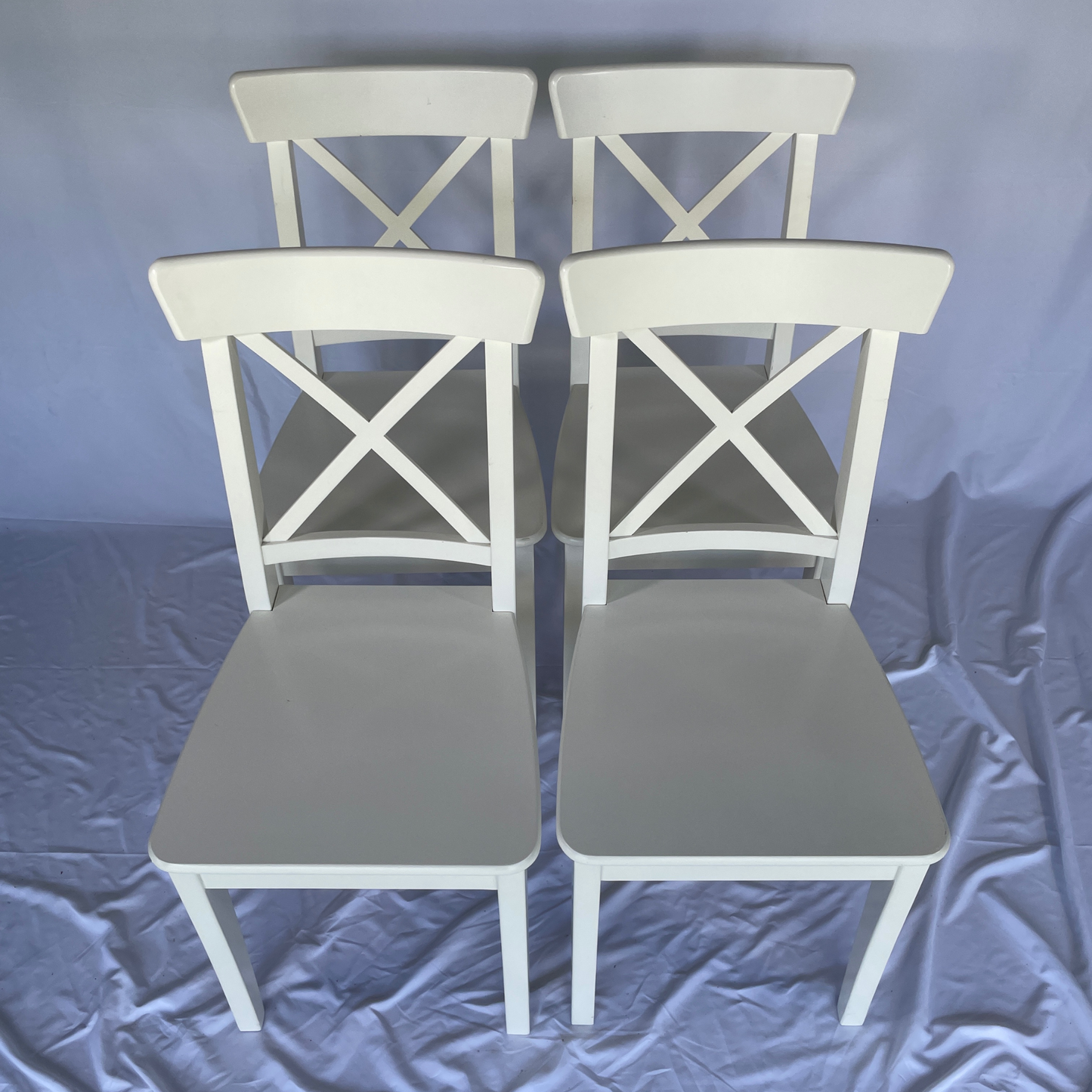 IKEA INGOLF White Dining Chairs