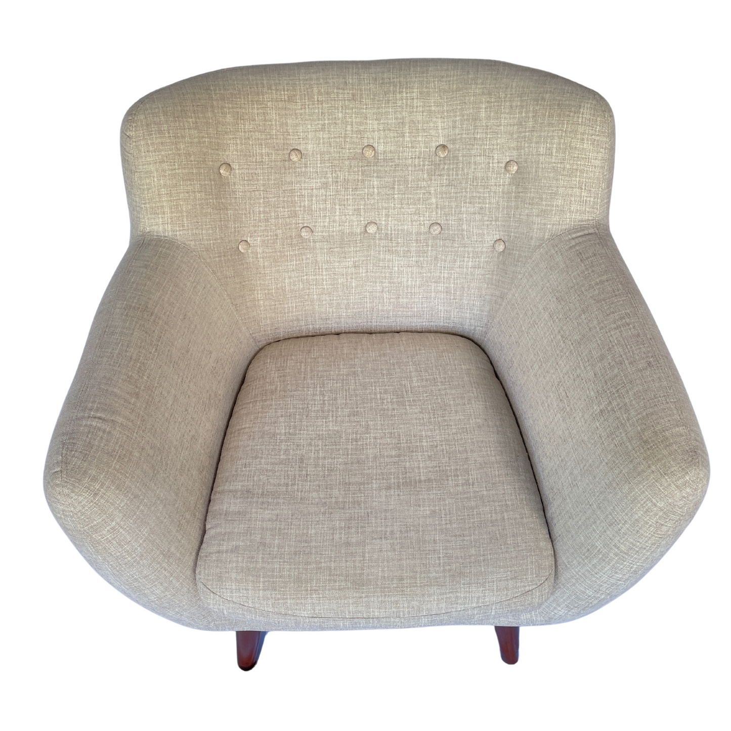 Dare Gallery Beige Grey Retro Occasional Chair