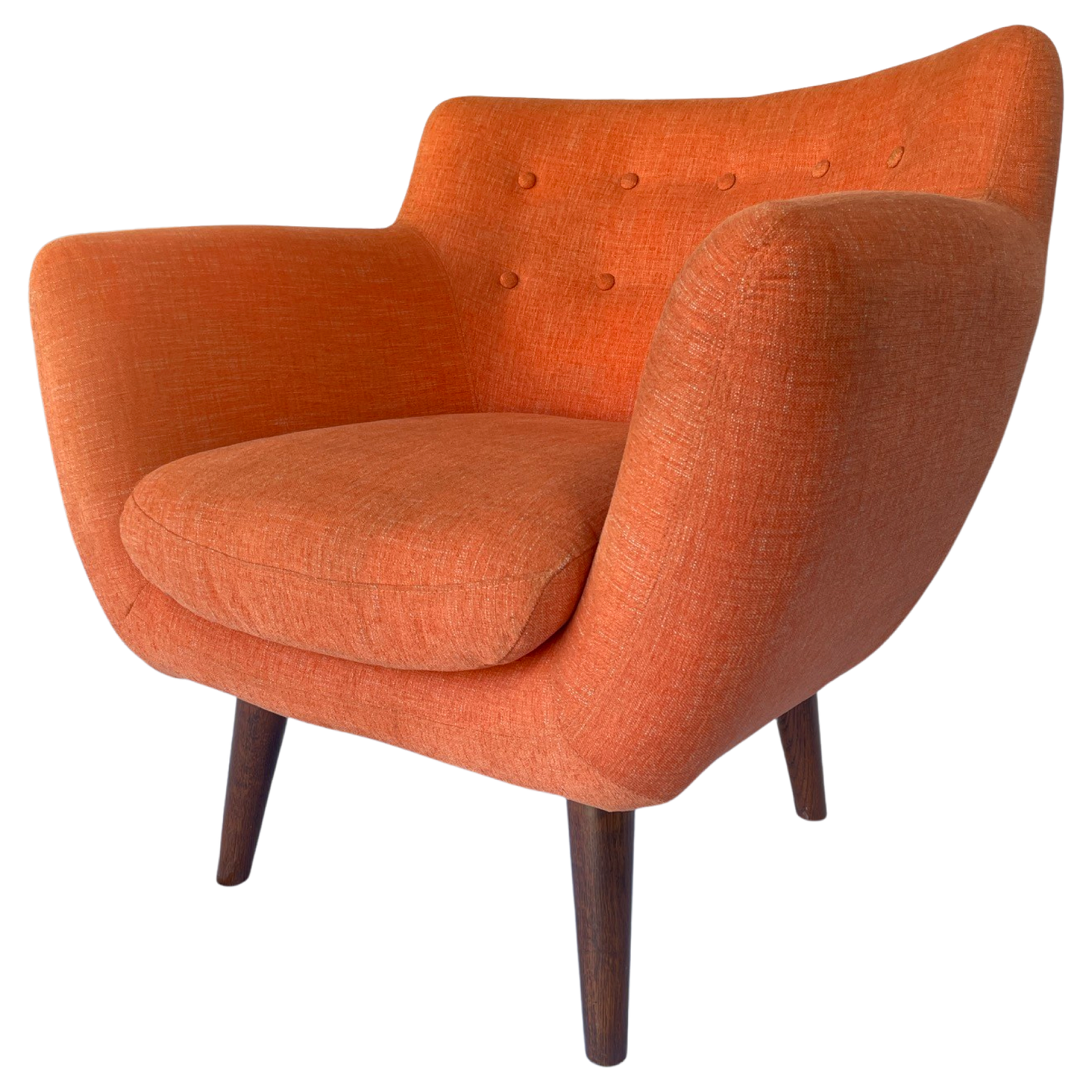 Dare Gallery Orange Retro Occasional Chair