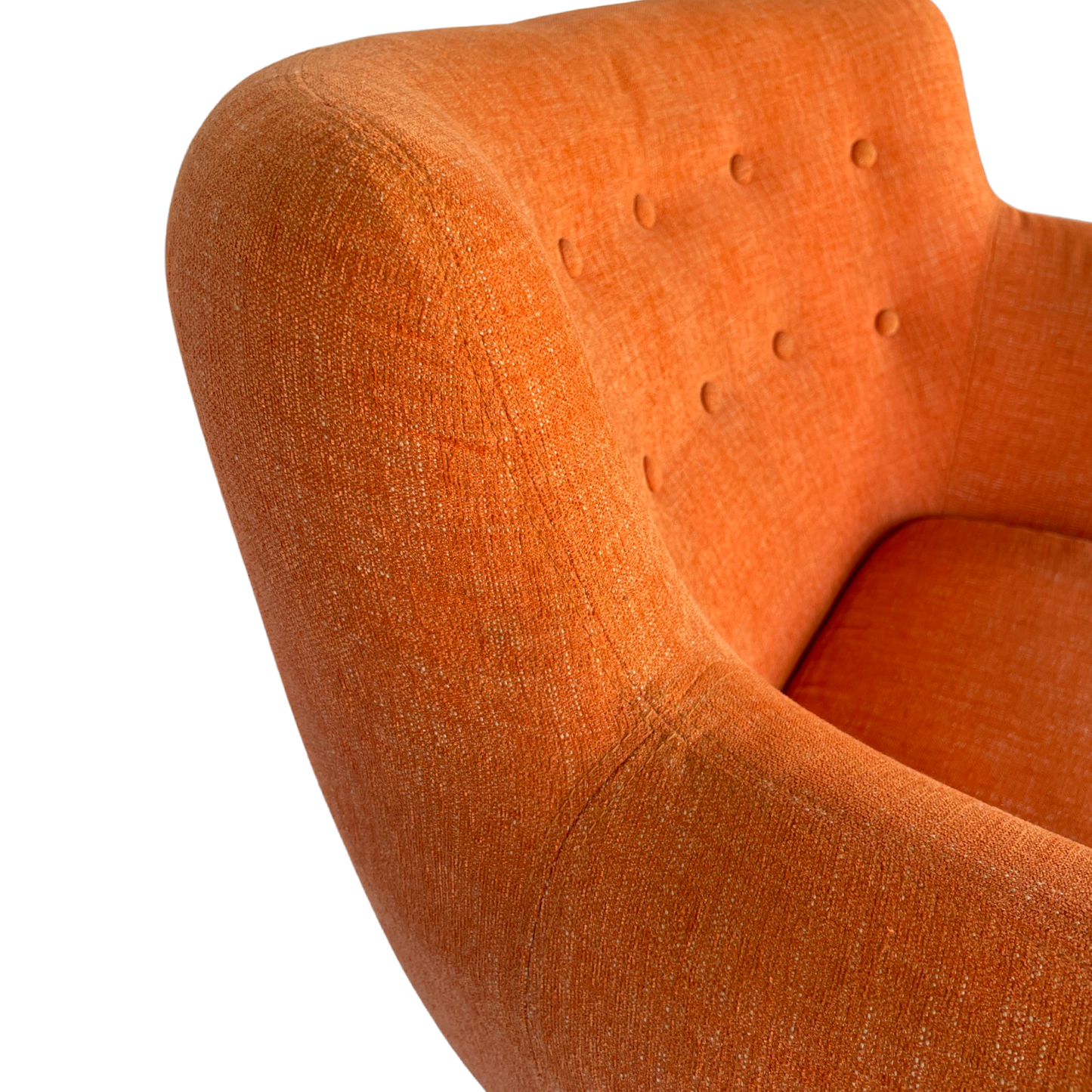 Dare Gallery Orange Retro Occasional Chair