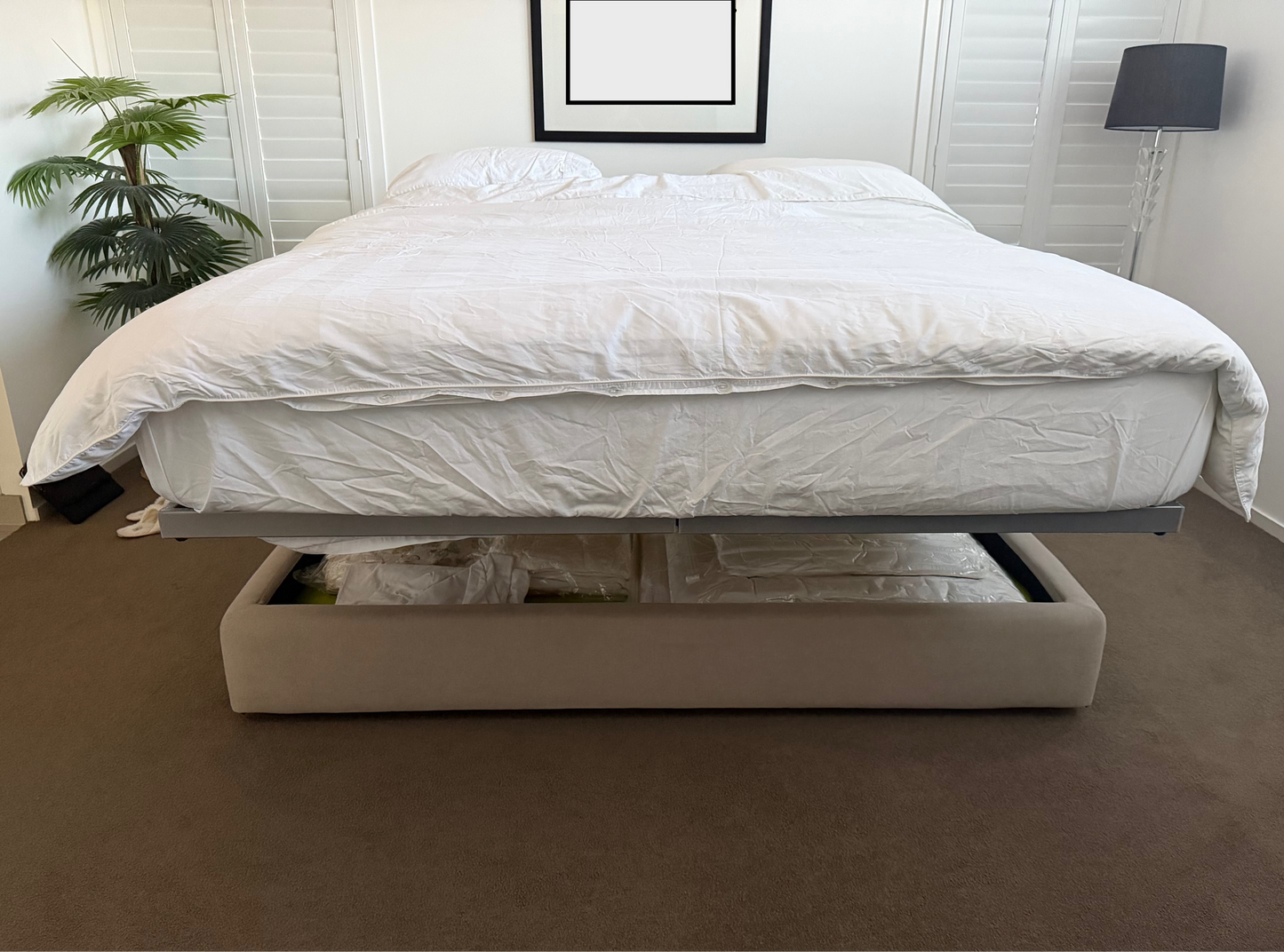 King Living Promenade Grand Storage King Bed with Mattress