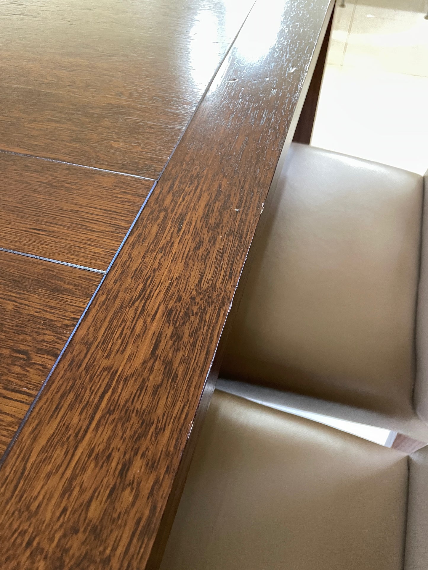 Jimmy Possum Dining Table + 8 Leather Chairs