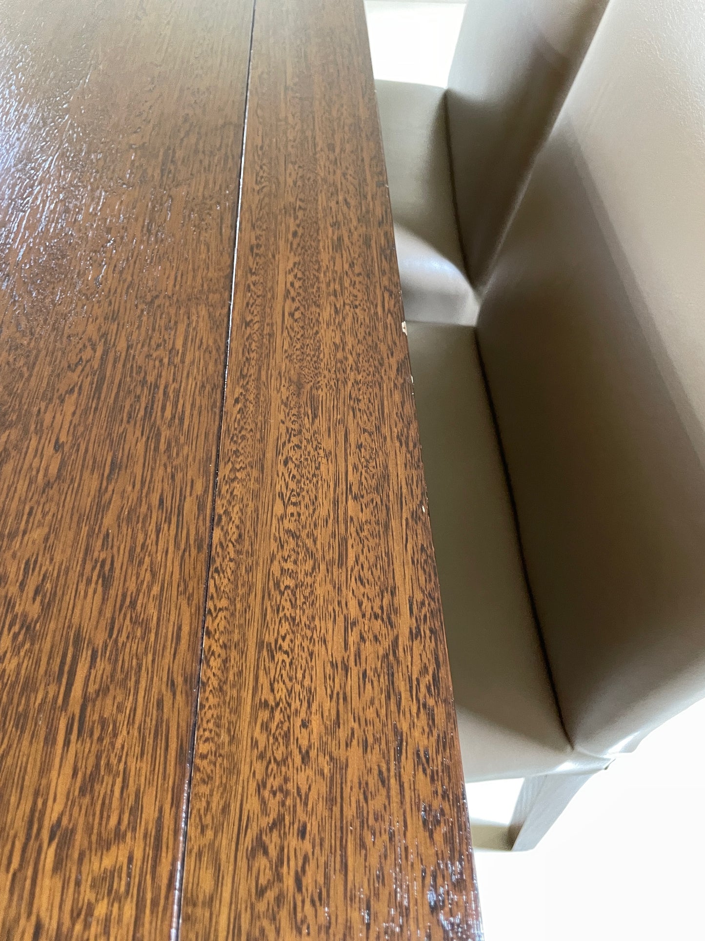 Jimmy Possum Dining Table + 8 Leather Chairs