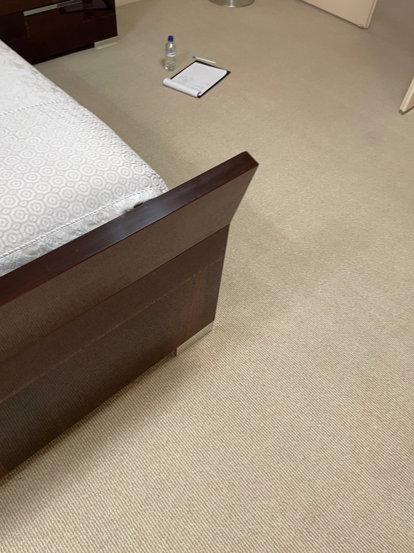 Polished King Bed and Bedside Tables