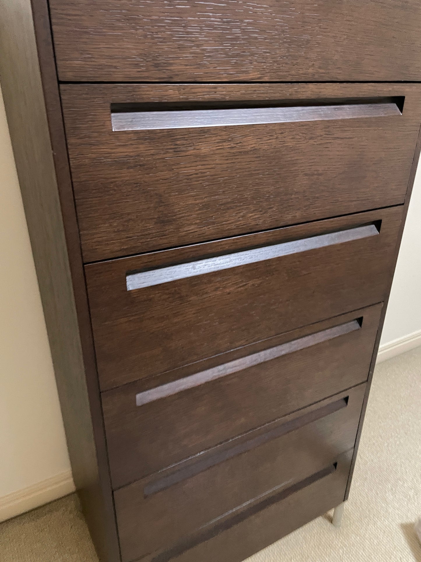 Walnut Style Chest of Drawers