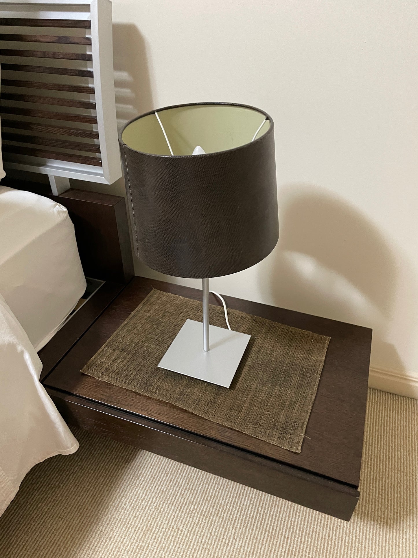 Queen Bed w/ floating Bedside Tables