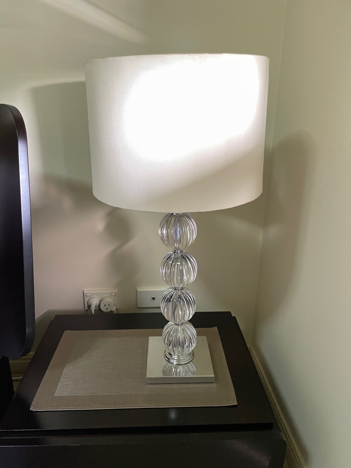Ivory Shade Lamps (2)