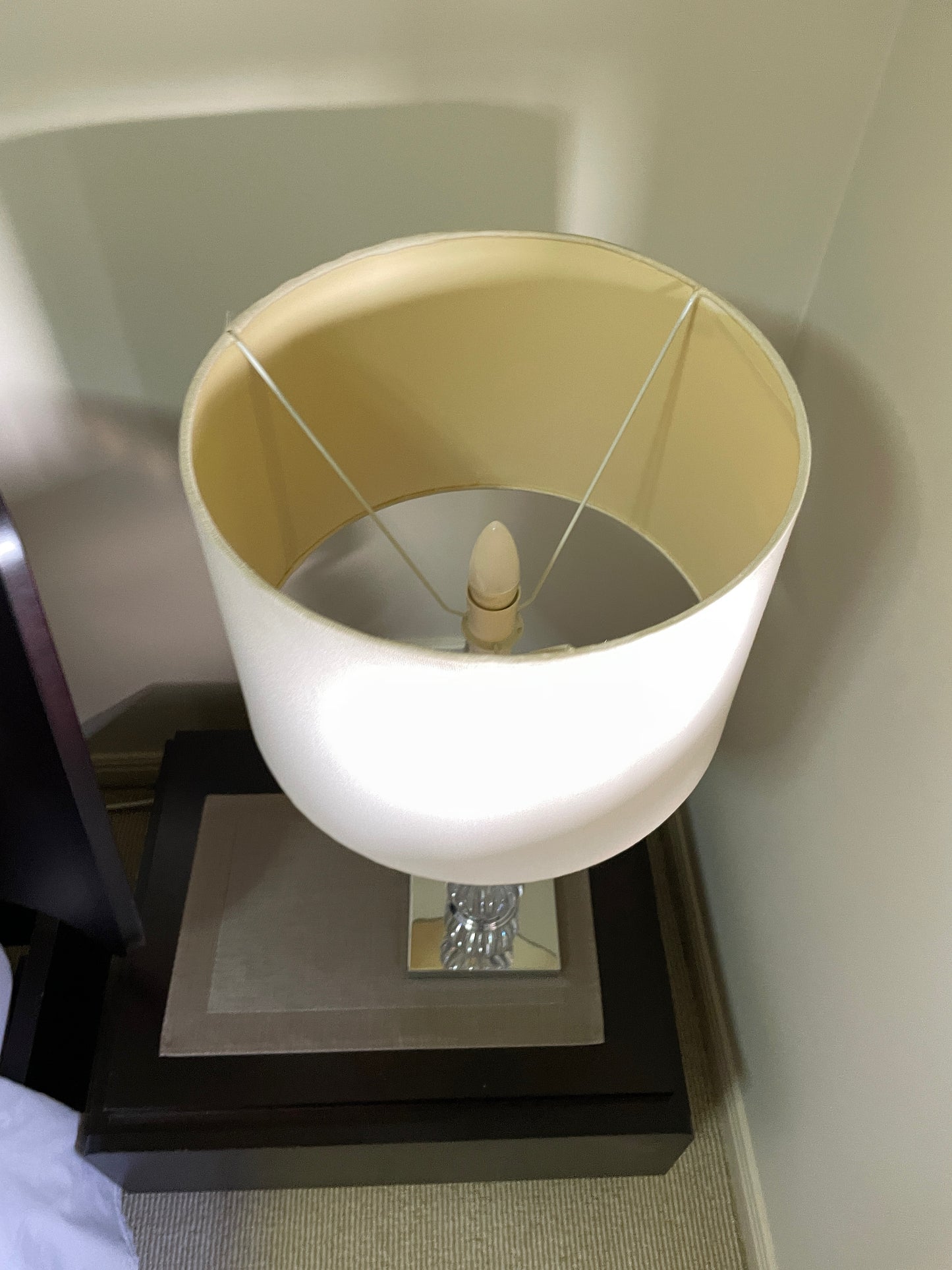 Ivory Shade Lamps (2)