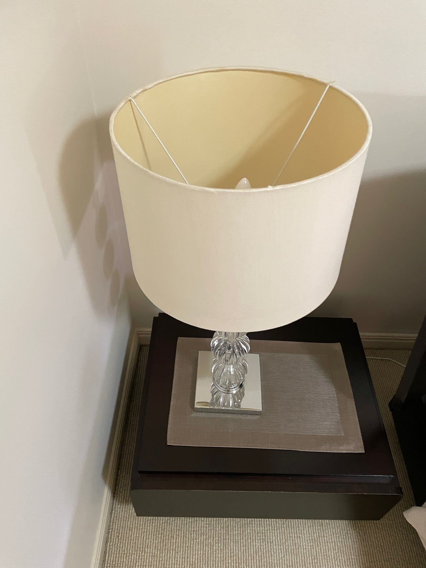 Ivory Shade Lamps (2)