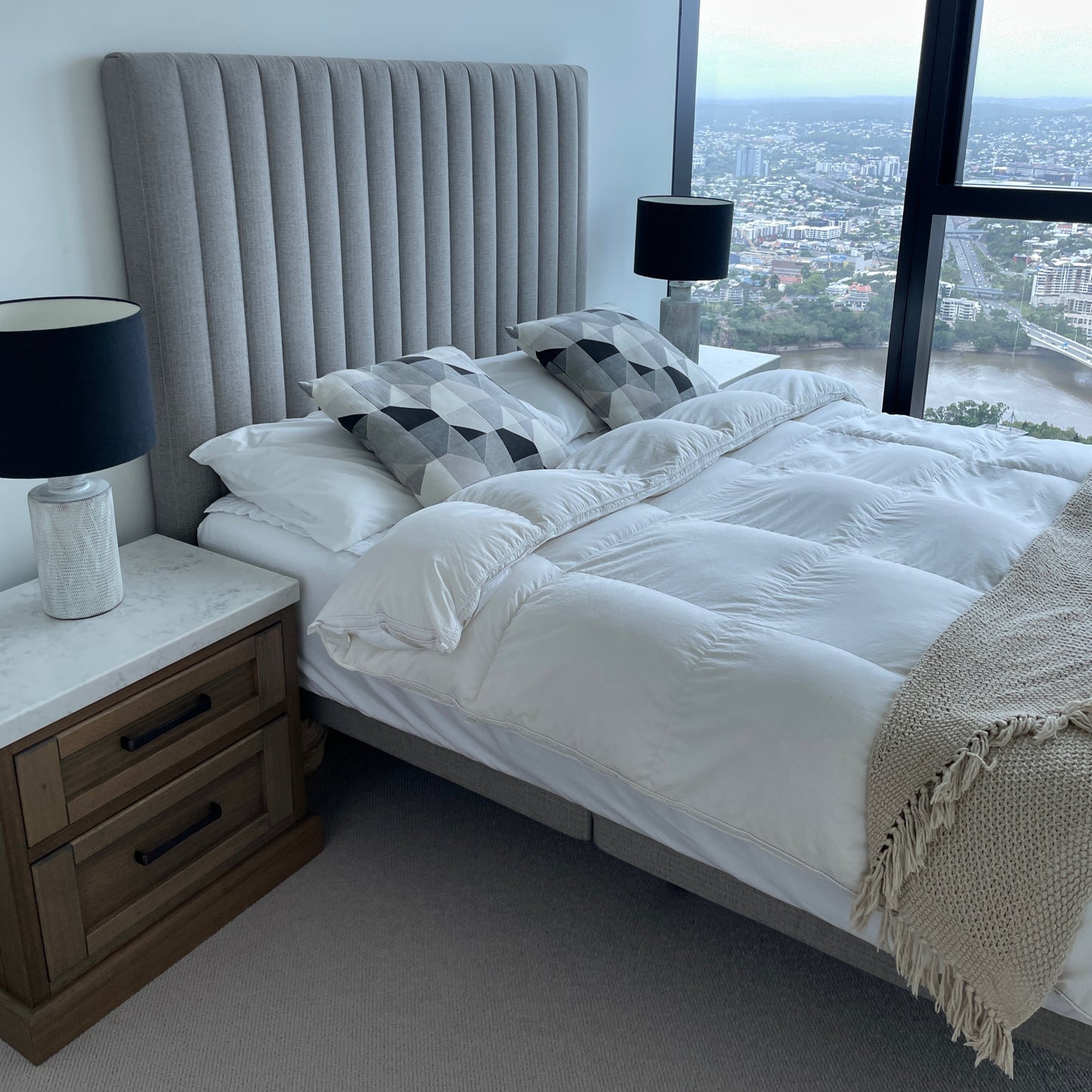 Domayne Adjustable Queen Bed w/ Tempur Sensation Luxe Mattress