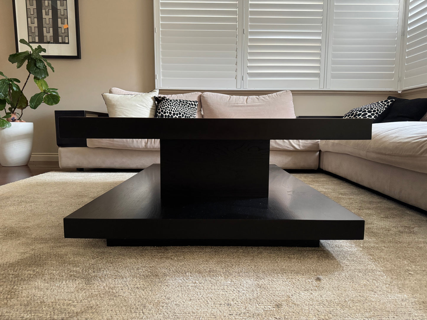 Solid Low-Set Coffee Table