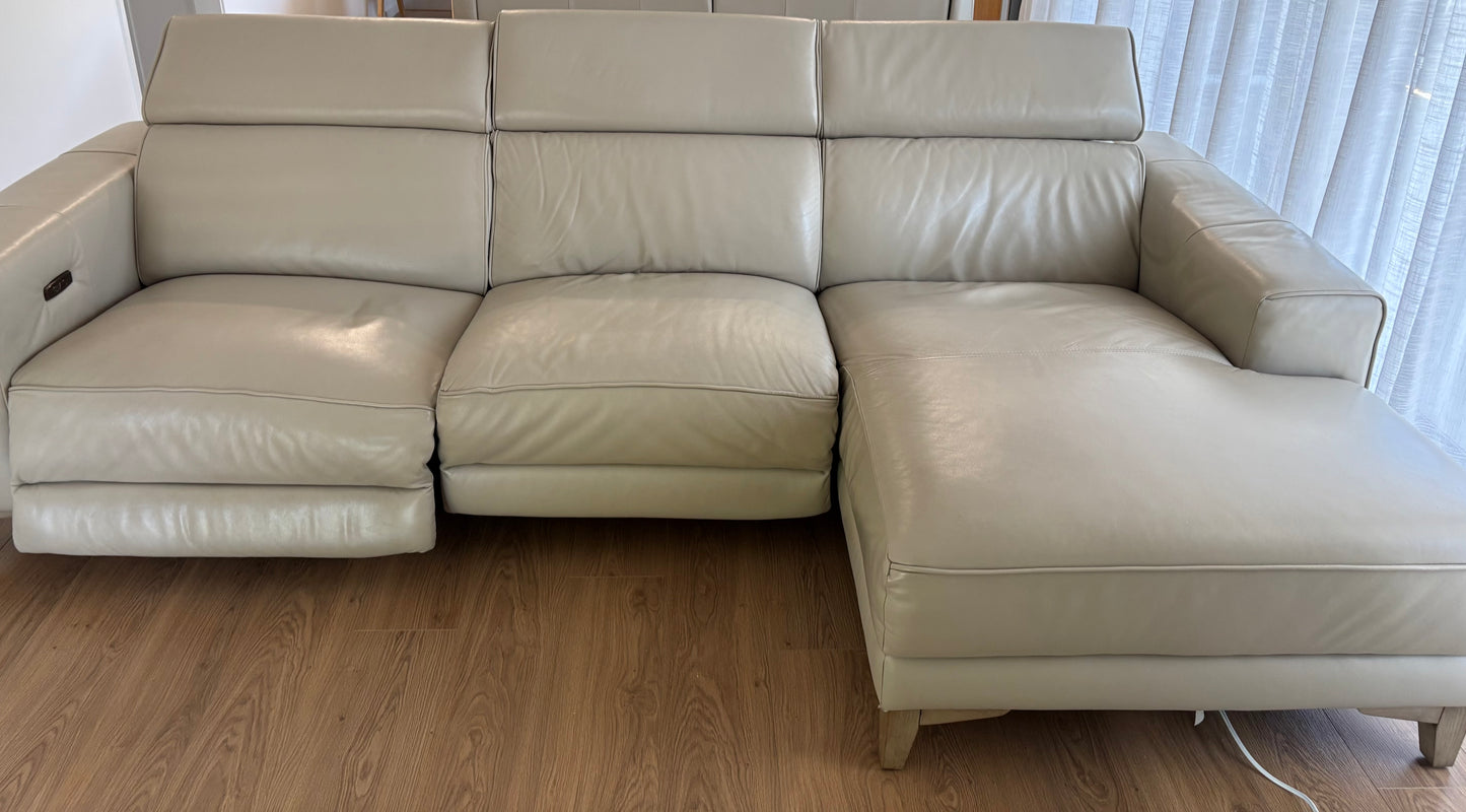 Nick Scali Pre-Loved Rocco Leather 2.5 Seater Sofa