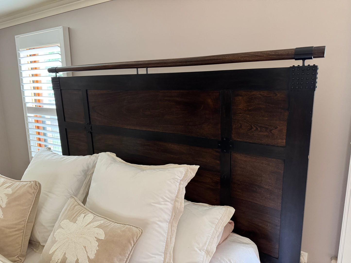 Rustic Industrial King Bedframe