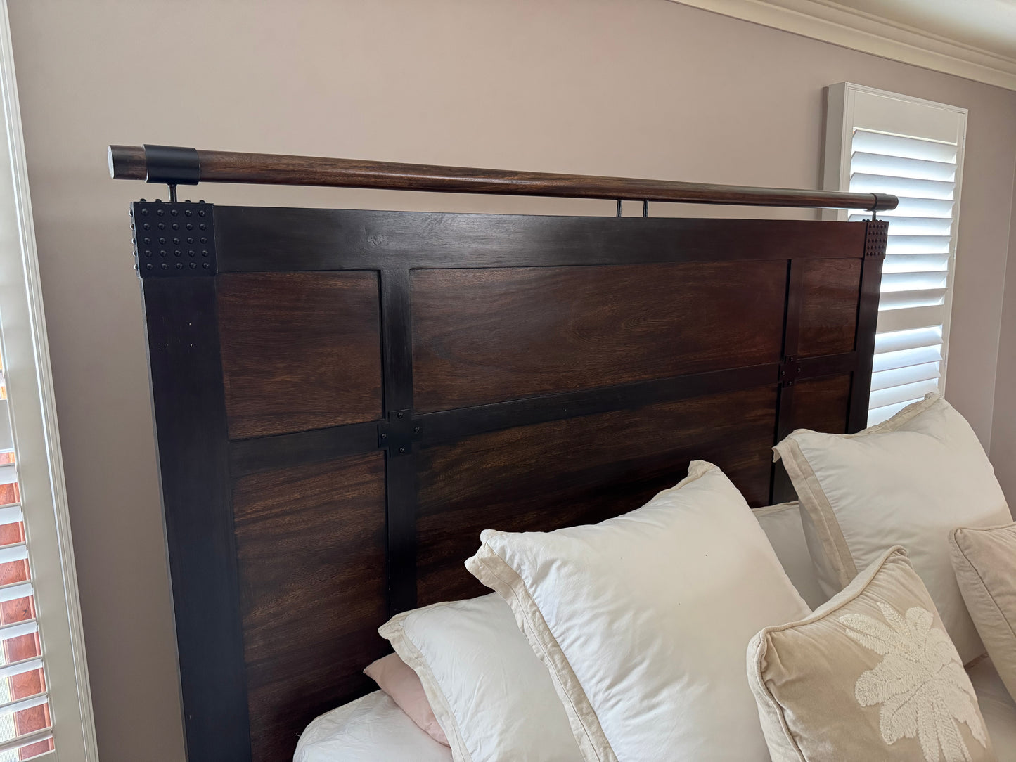 Rustic Industrial King Bedframe