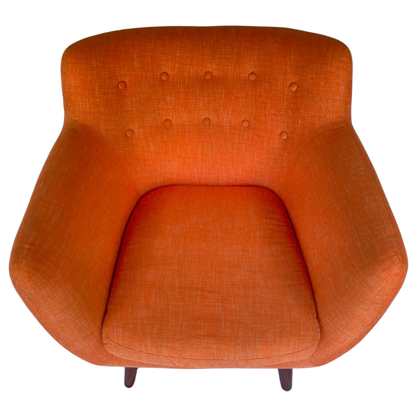 Dare Gallery Orange Retro Occasional Chair