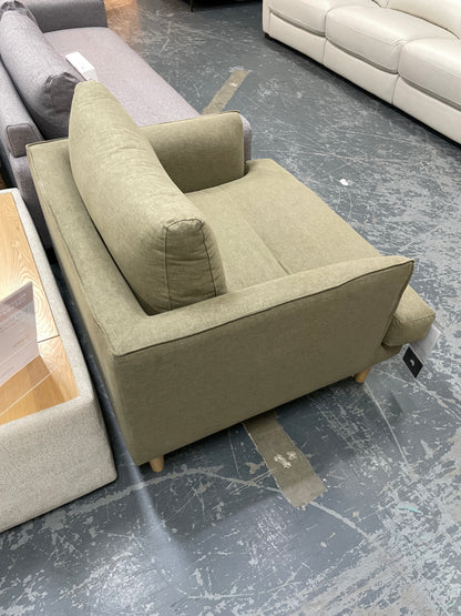 Freedom Ex-Display Harrowe 1.25 Seater Armchair (Green)